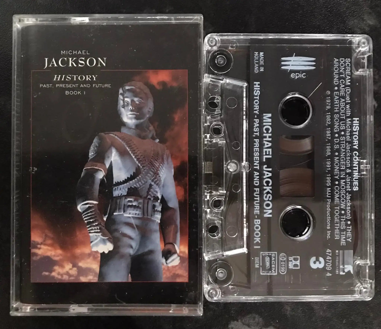 Michael Jackson, History Album, Past Present and Future Book 1, Tape 2 Magretro