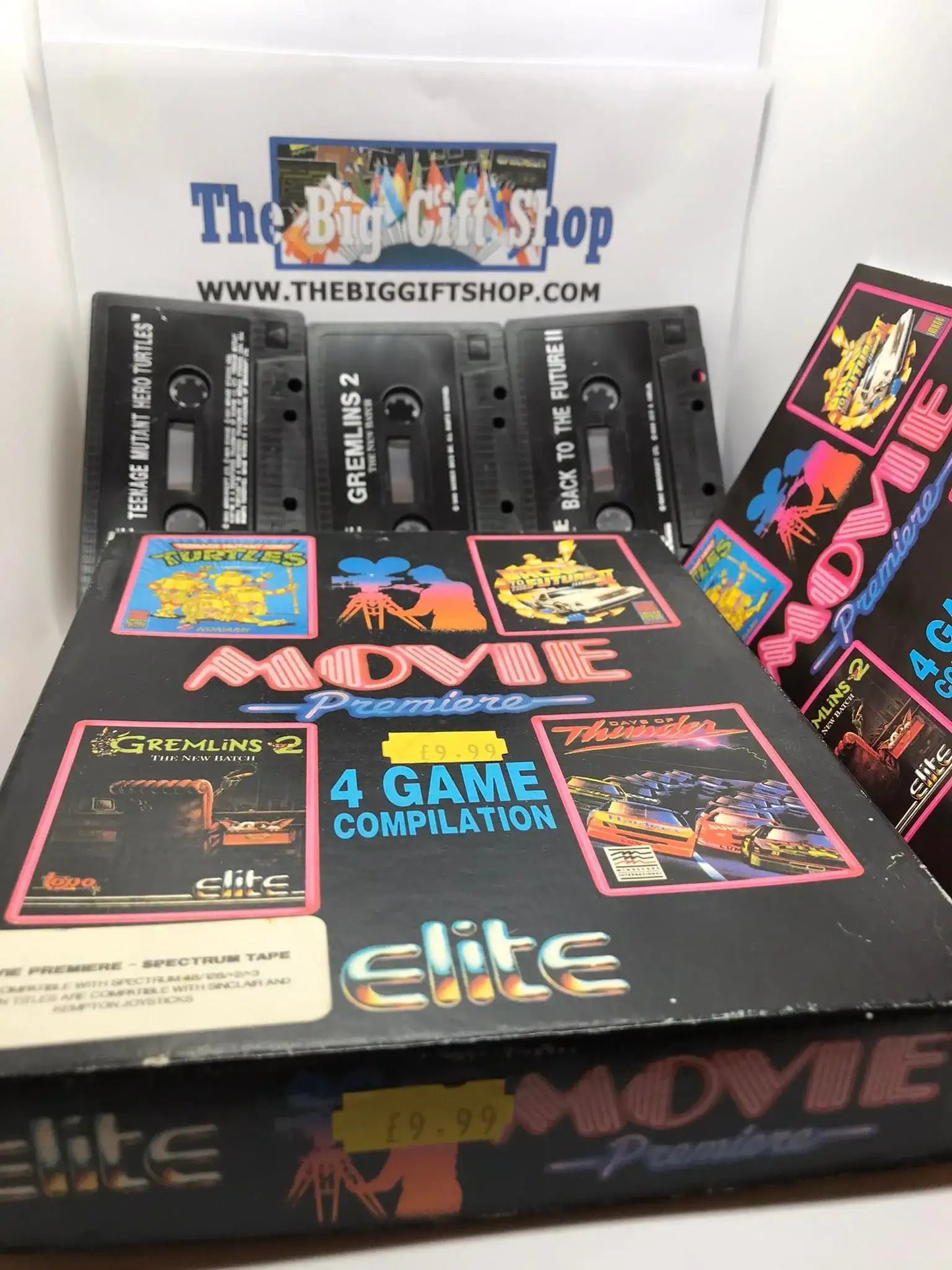 Movie Premiere Compilation, ZX Spectrum by Elite, Rare Collection Magretro
