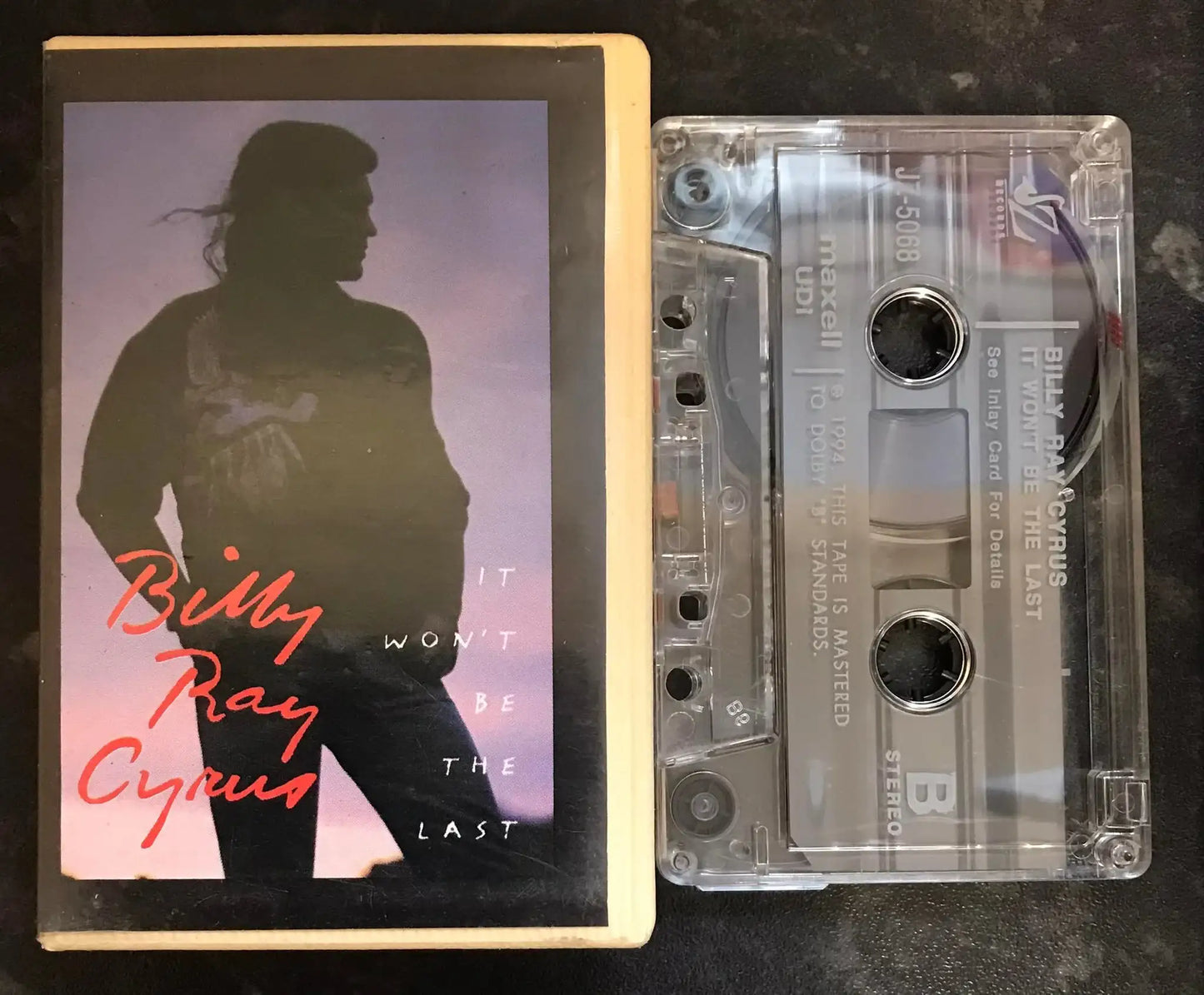 Billy Ray Cyrus, It Won't Be The Last Album, Bootleg, JZ-5068, Vintage Cassette Magretro