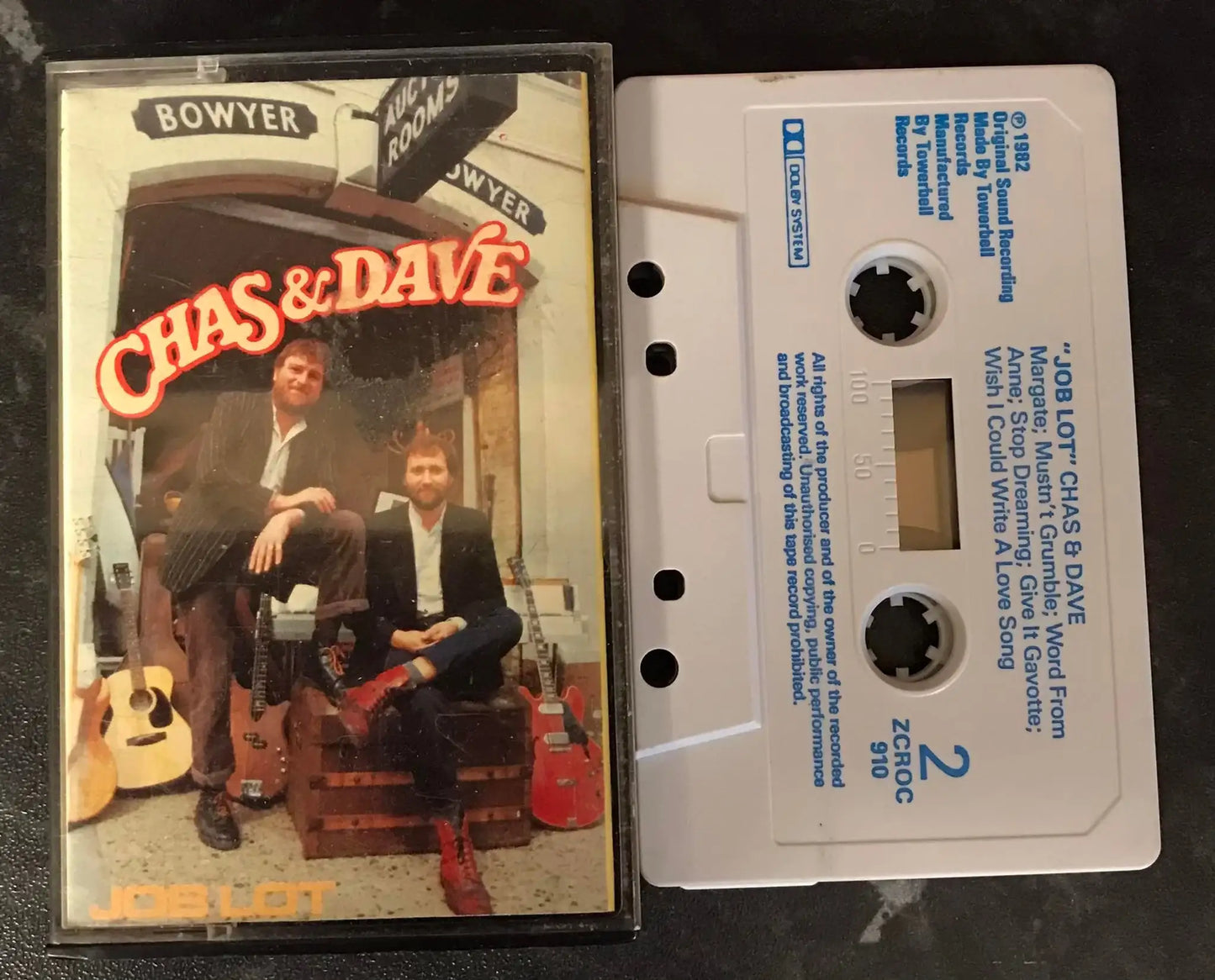 Chas & Dave, Job Lot Album, Rockney, ZC ROC 910, Vintage Cassette Magretro