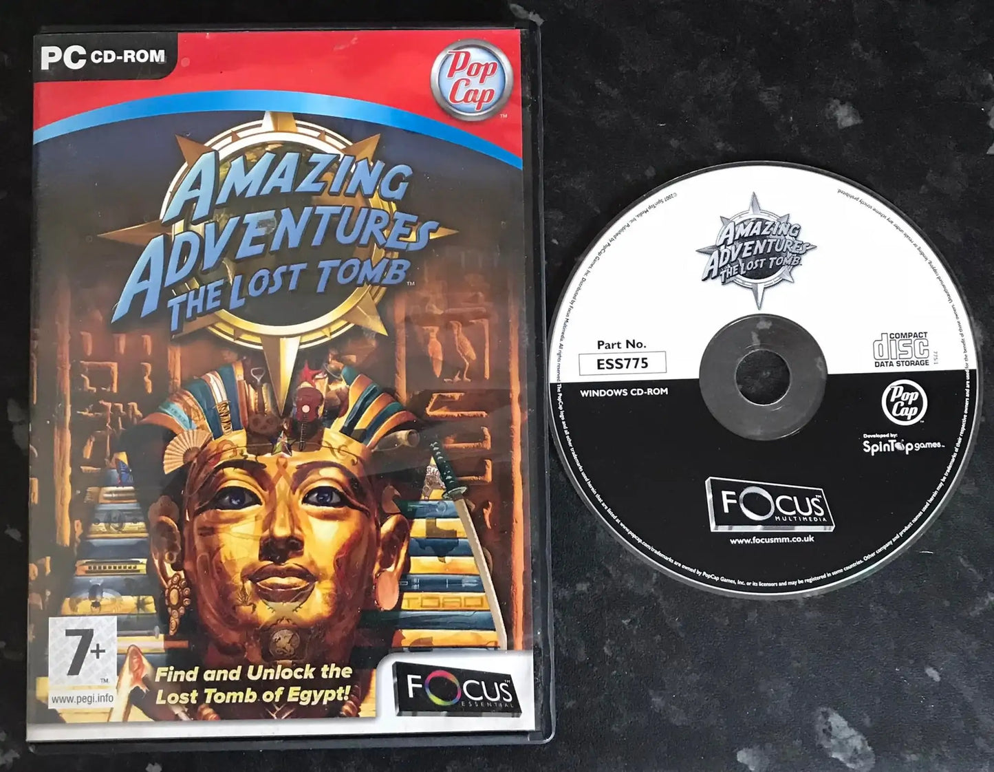 Amazing Adventures The Lost Tomb, UK, Pal, PC Game Magretro