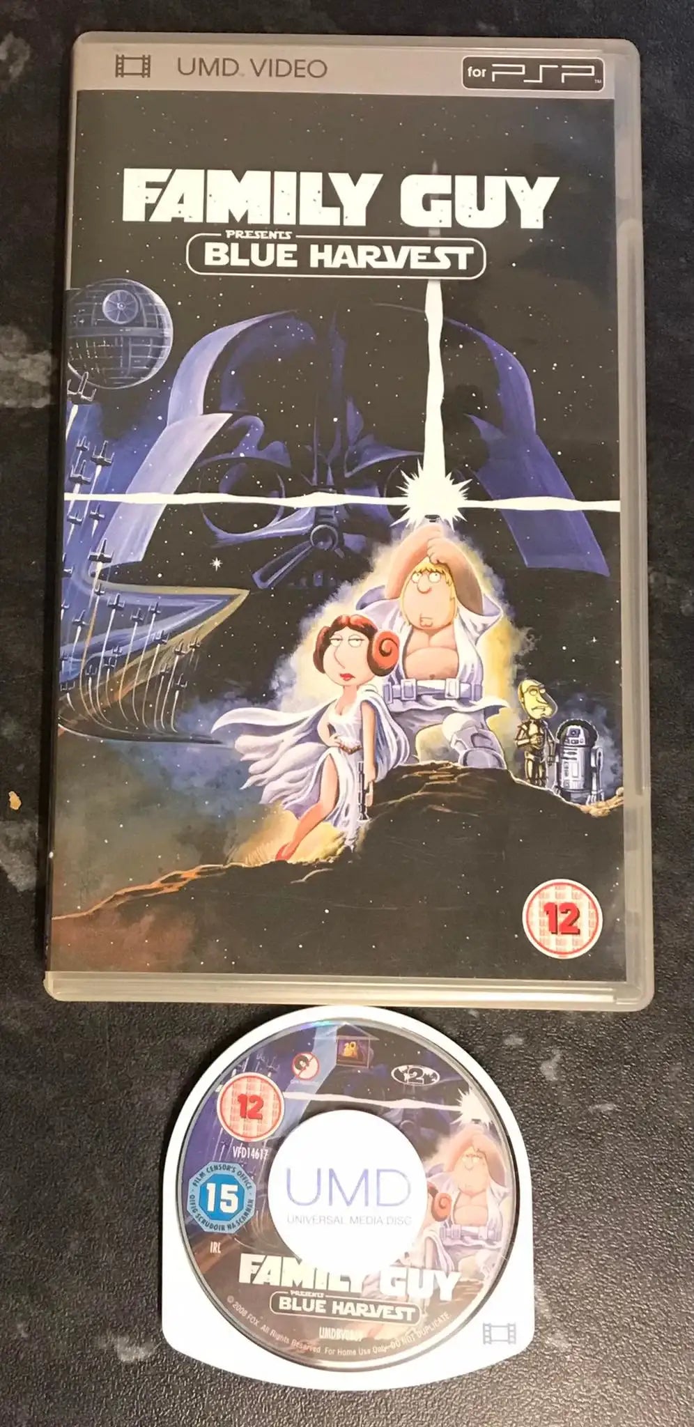 family guy blue harvest, PSP Video Boxed Magretro