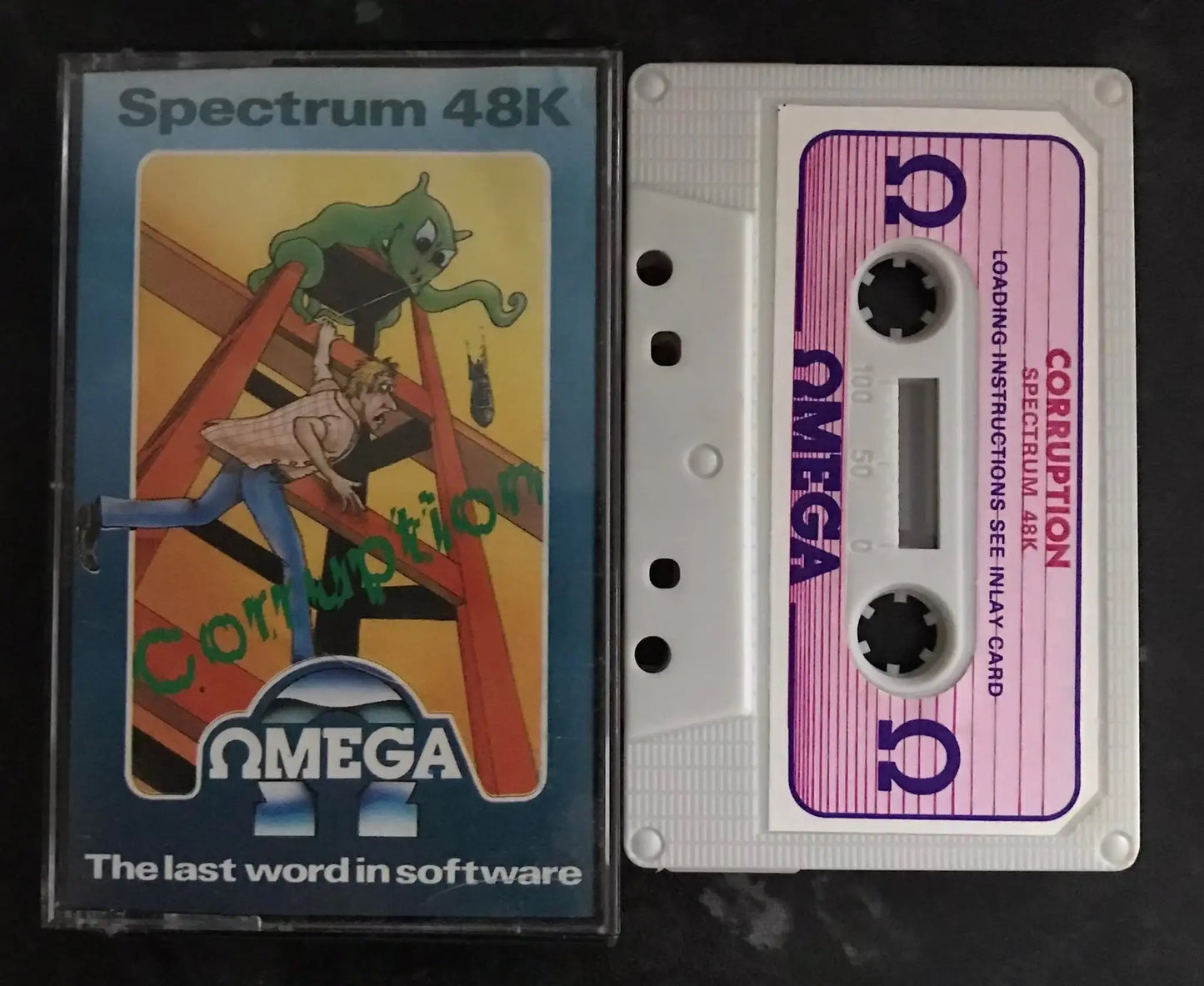 Corruption by Omega Software, ZX Spectrum Game, Working Magretro