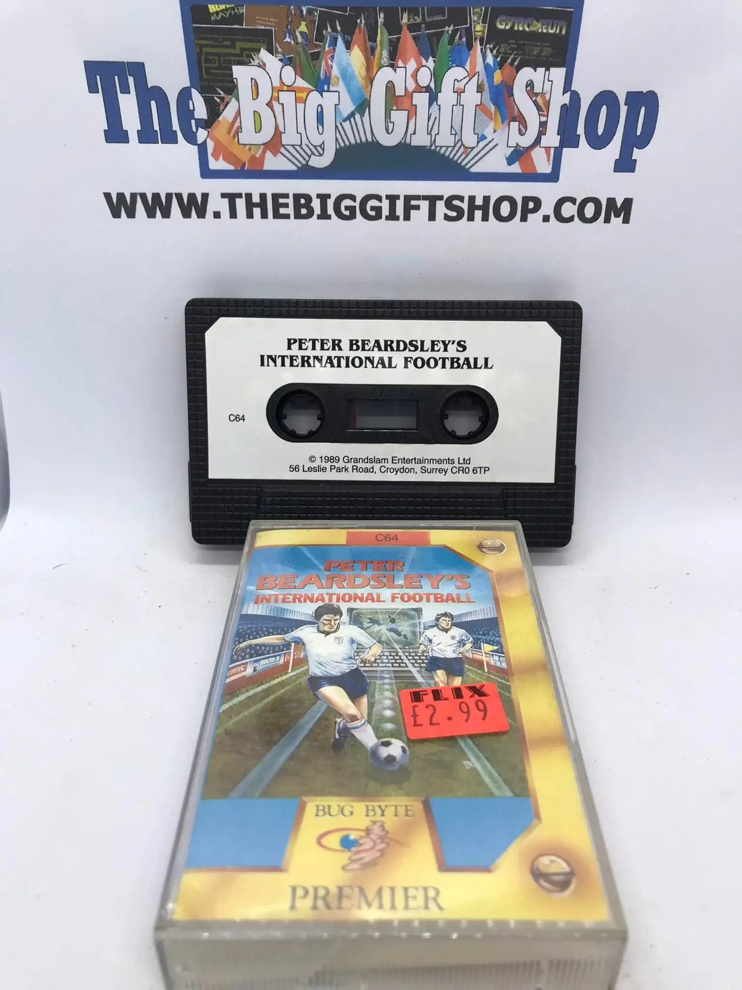 Peter Beardsley's International Football (Bug-Byte Premier), C64 Game, WORKING Magretro