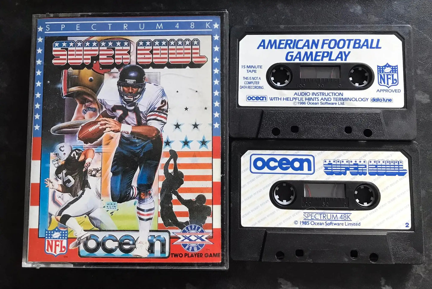 Super Bowl Game, ZX Spectrum, by Ocean Software, RARE, WORKING Magretro