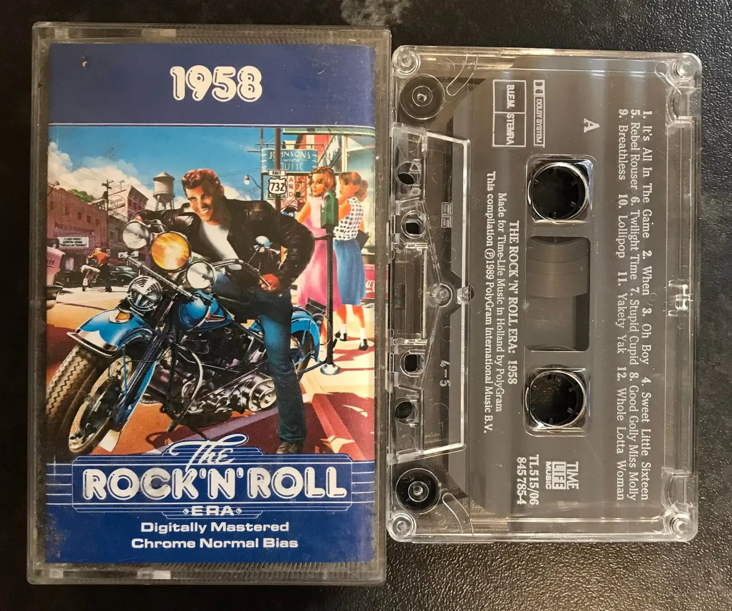 1958, The Rock 'N' Roll Era Album, Time Life Music, TL 515/06, Vintage Cassette Magretro