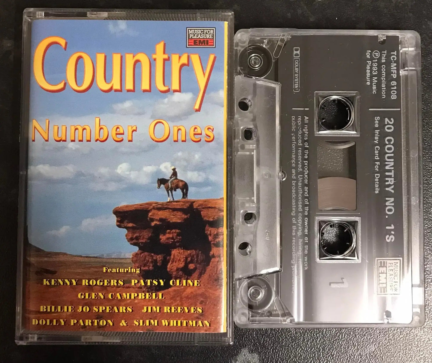 Country Number Ones Album, TC-MFP 6108, Vintage Cassette Magretro