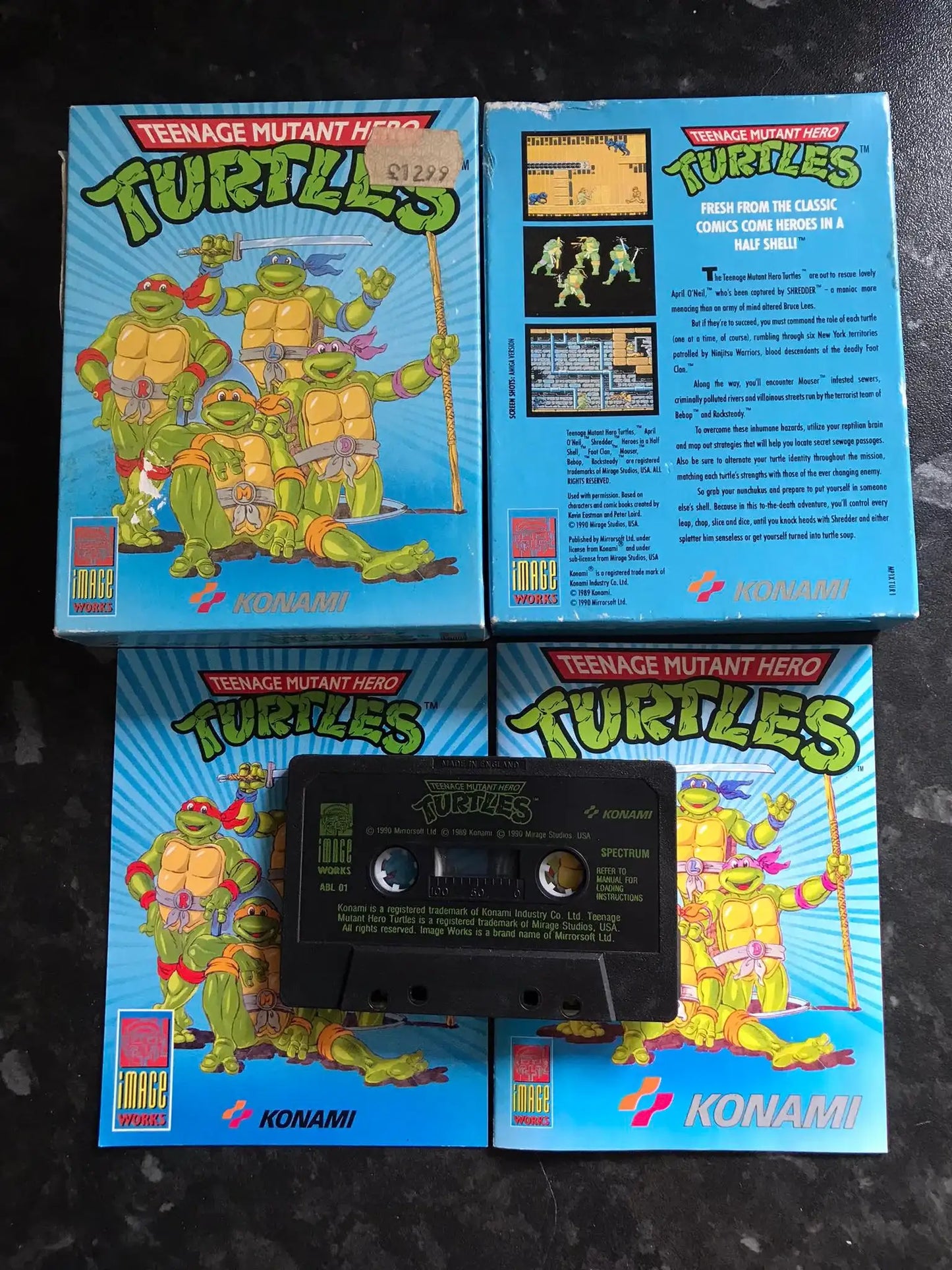 Teenage Mutant Hero Turtles (Working), ZX Spectrum Magretro