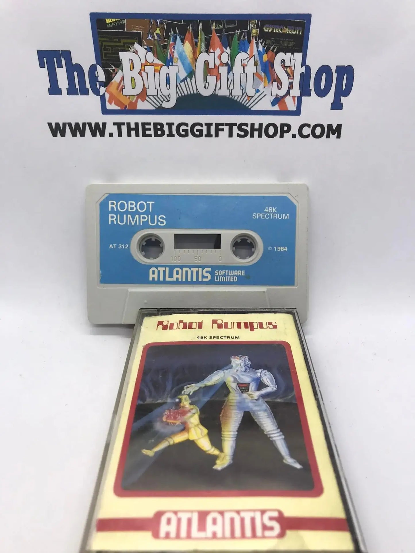 Robot Rumpus (Tested Working), ZX Spectrum, Released by Atlantis Software Magretro