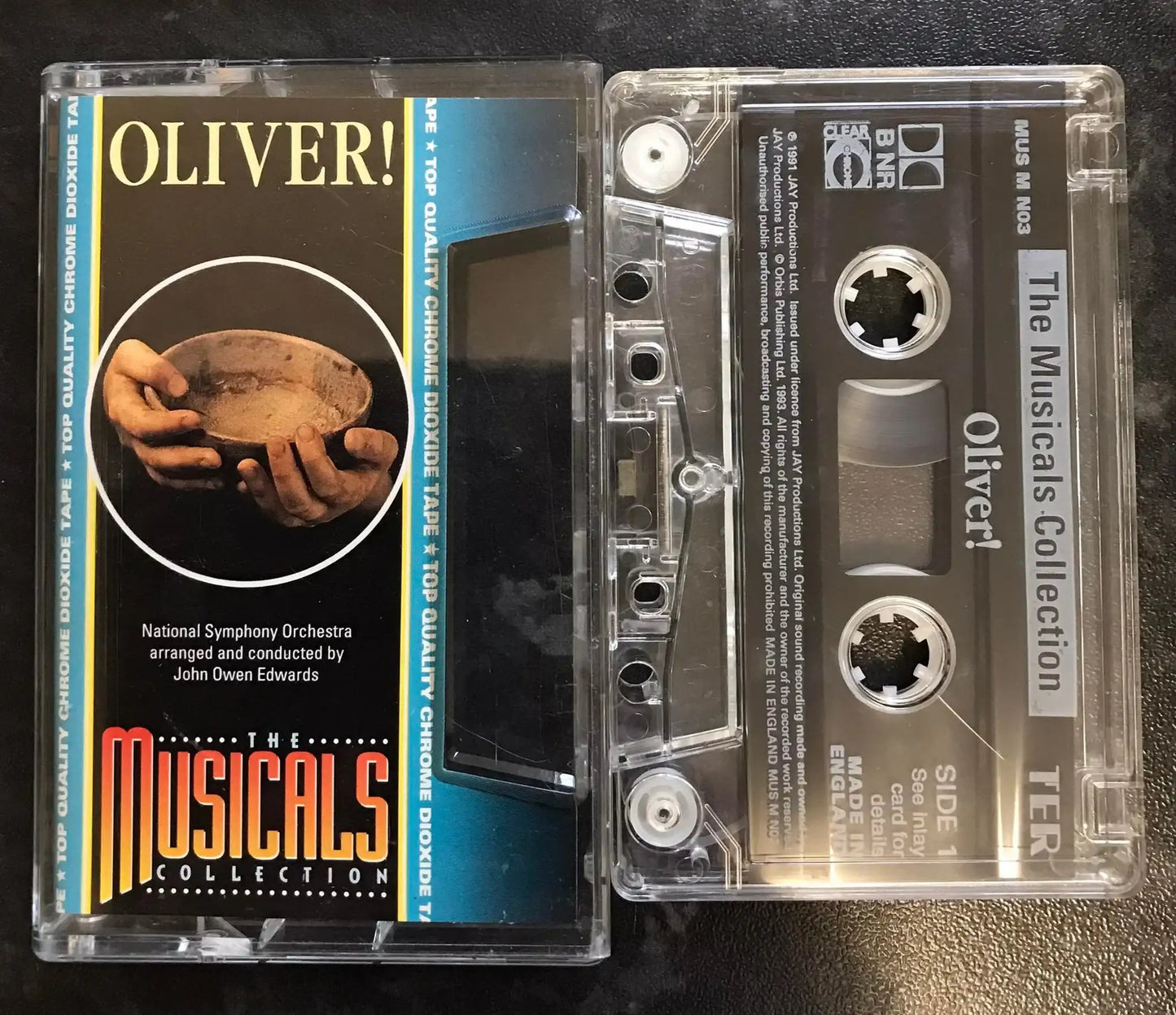 The Musicals Collection, no 3, Oliver, MUS M NO3, Vintage Cassette Magretro