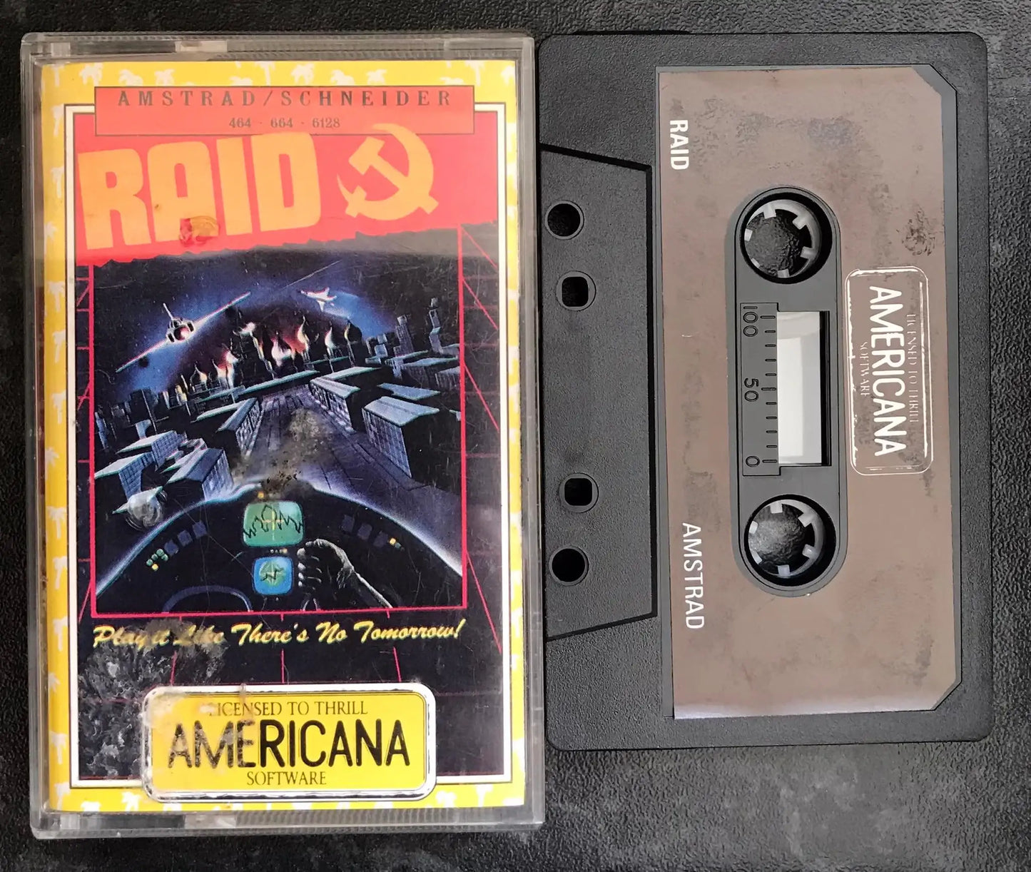 Raid (Over Moscow), Americana Software, Amstrad 464 Game Magretro