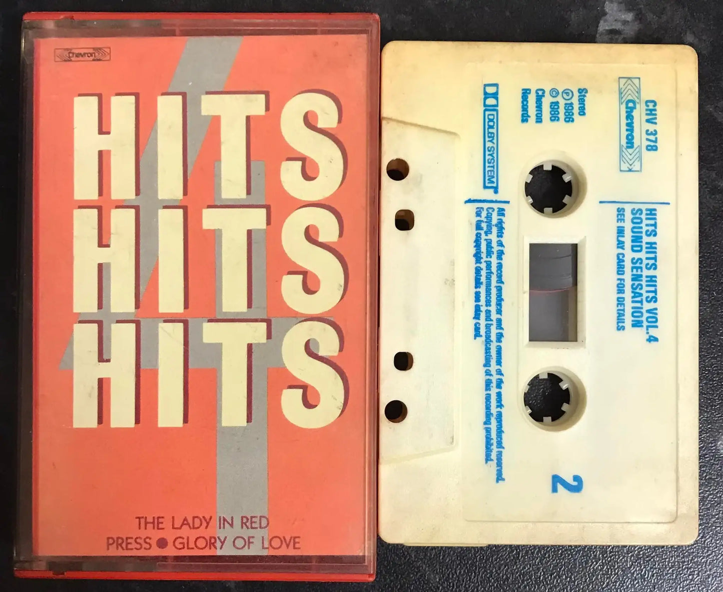 Sound Sensation, Hits Hits Hits Vol 4, Chevron, CHV 378, Vintage Cassette Magretro