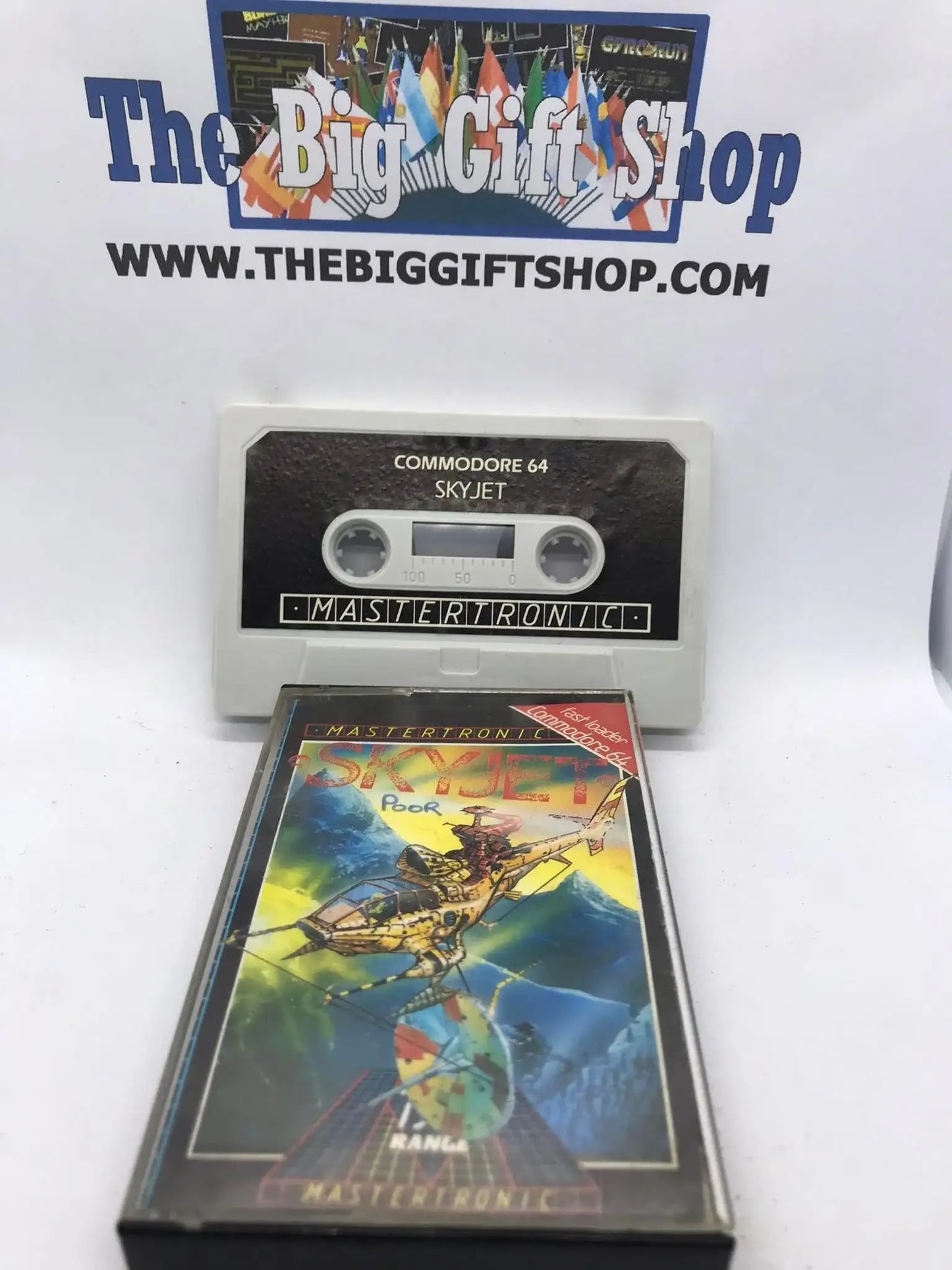 SkyJet, C64 Game, Released by Mastertronic, WORKING Magretro