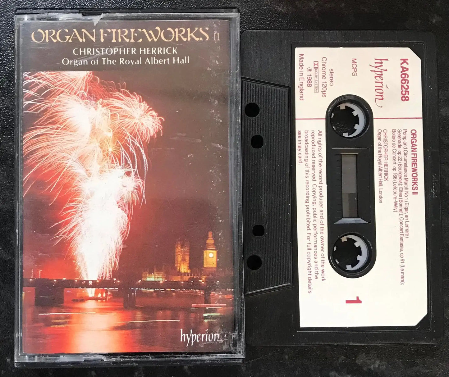 Organ Fireworks II, Christopher Herrick, Royal Albert Hall, ka66258, Hyperion Magretro