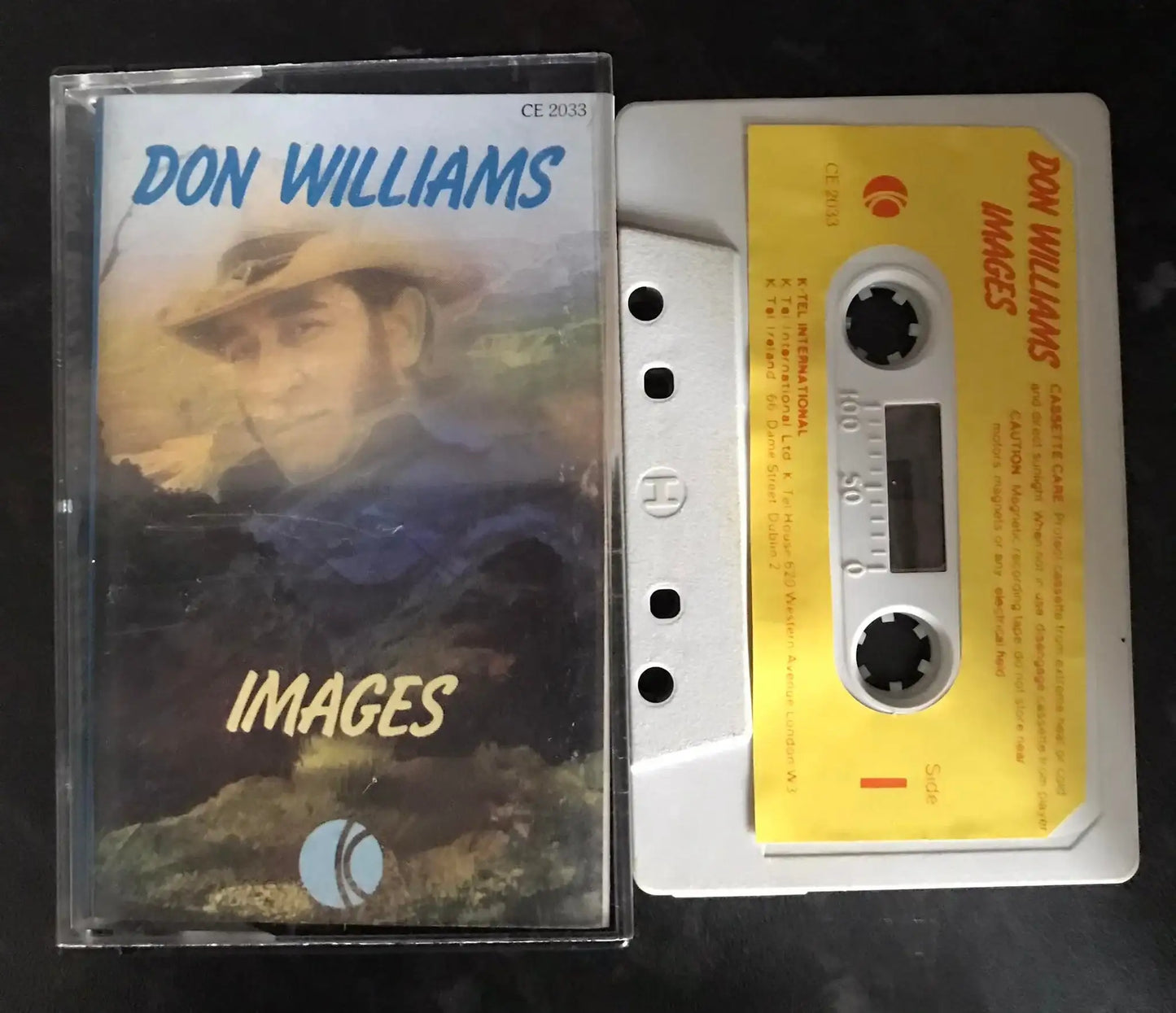 Don Williams, Images Album, K-Tel, CE 2033, Vintage Cassette Magretro
