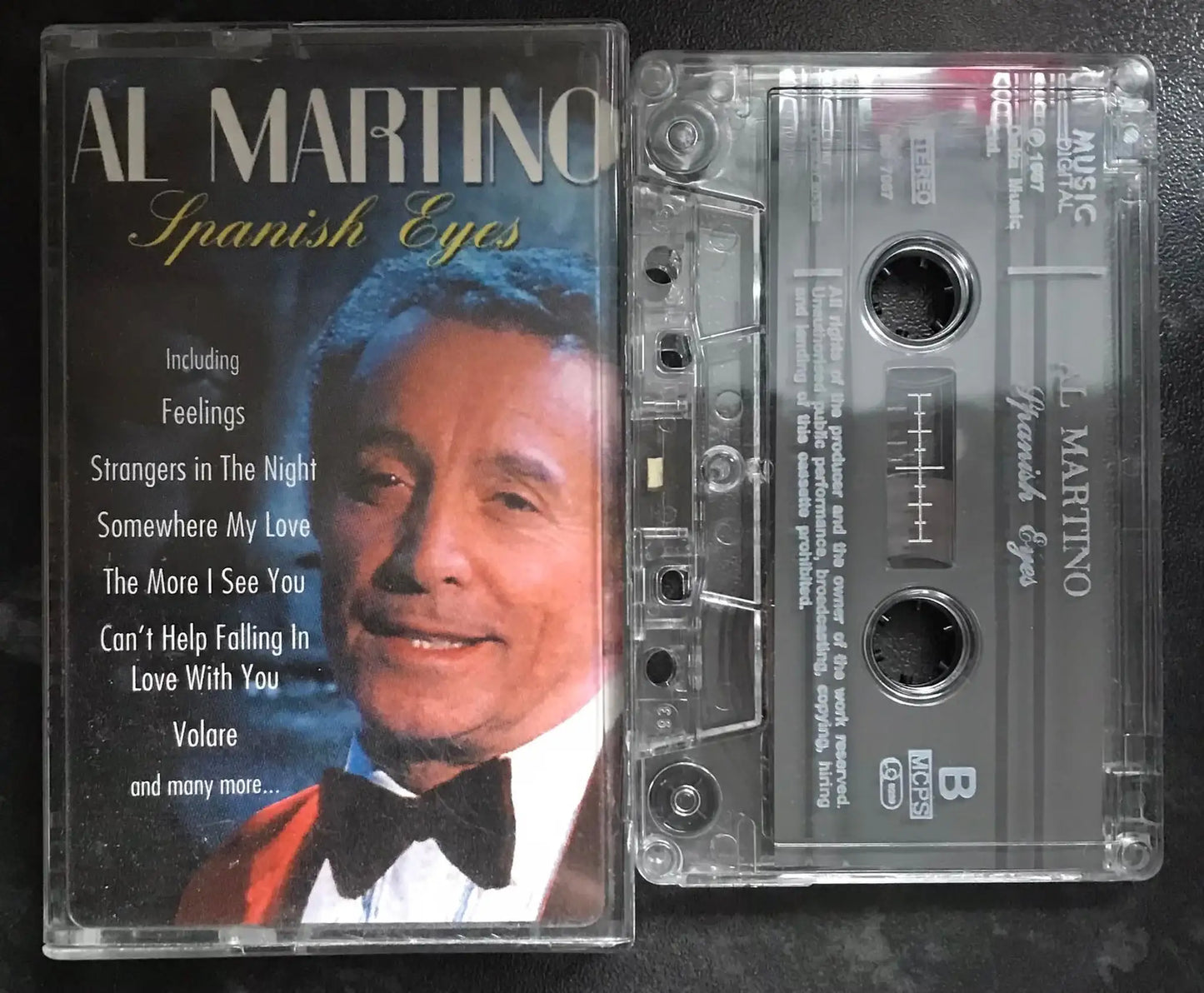 Al Martino, Spanish Eyes Album, mc 7067, Music Digital, Vintage Cassette Magretro