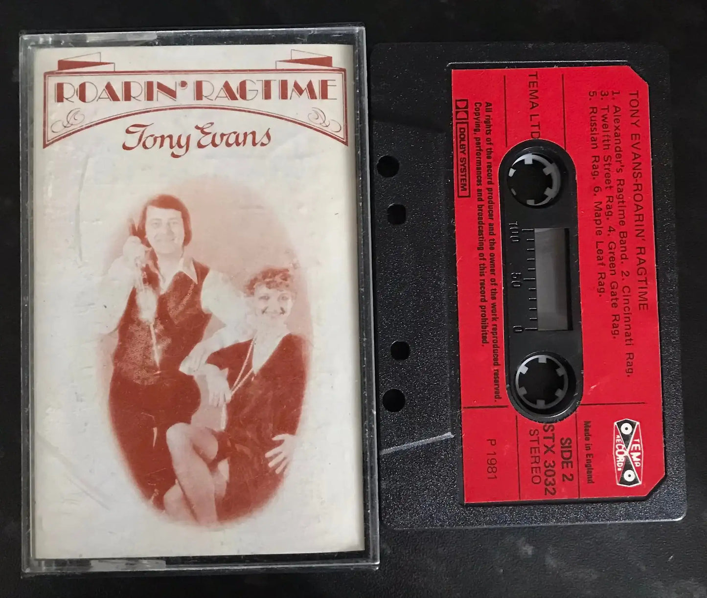 Roarin' Ragtime Album, Tony Evans and his Orchestra, TEMA, STX 3032 Magretro