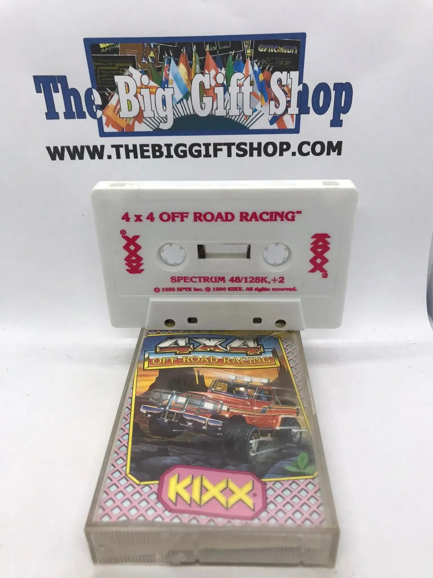 4x4 Off-Road Racing , ZX Spectrum, Kixx label Magretro