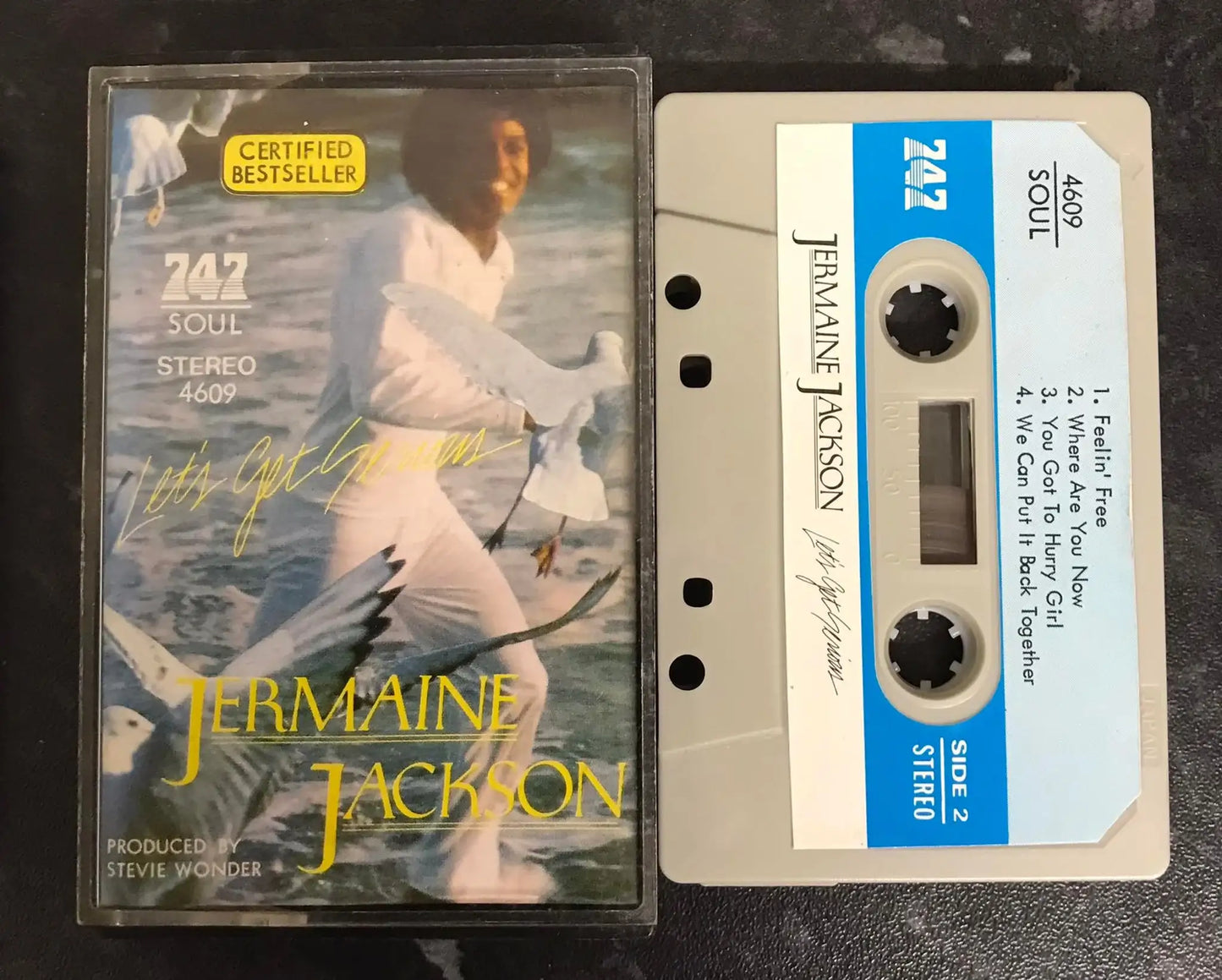 Jermaine Jackson Let's Get Serious, 747 Release Label (Unofficial), Vintage Magretro