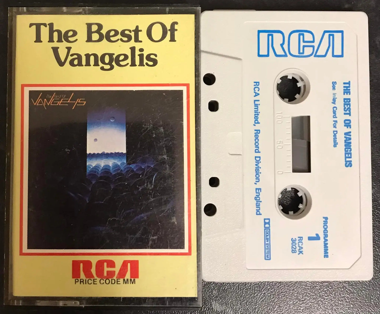 The Best Of Vangelis album, RCA, RCAK 3028, Vintage Cassette Magretro