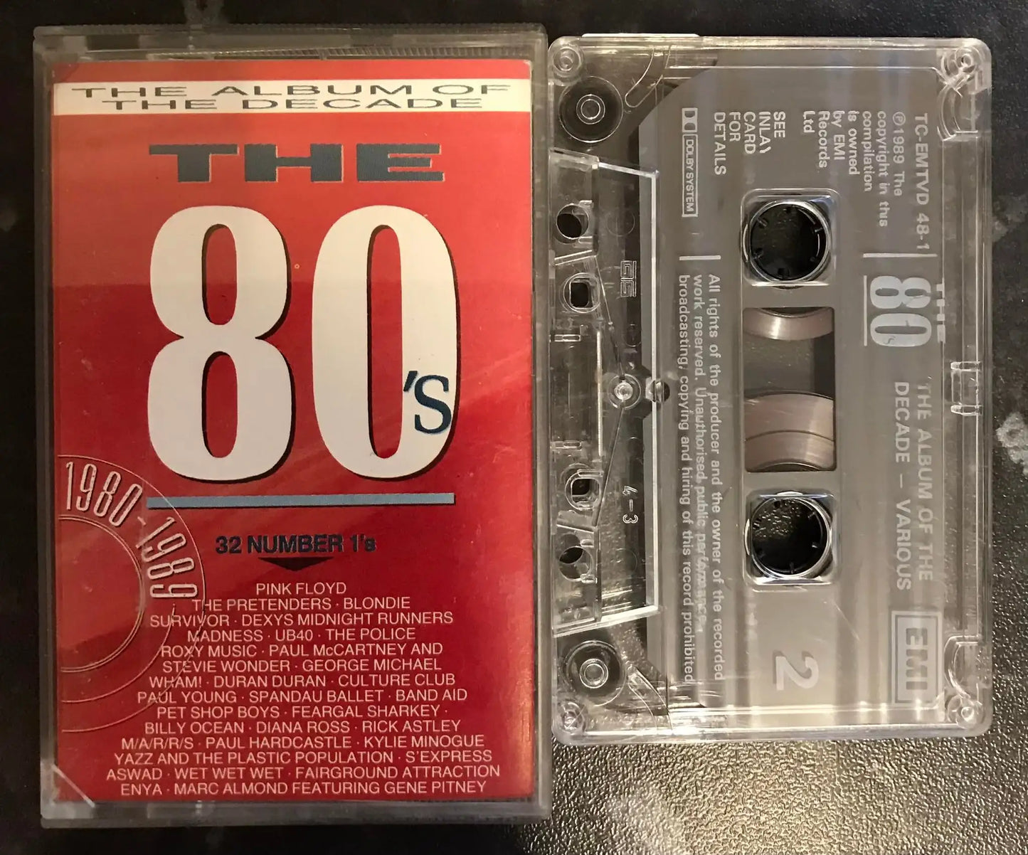 The 80's, The Album Of The Decade, Cassette One, EMI, TC EMTVD 48 Magretro