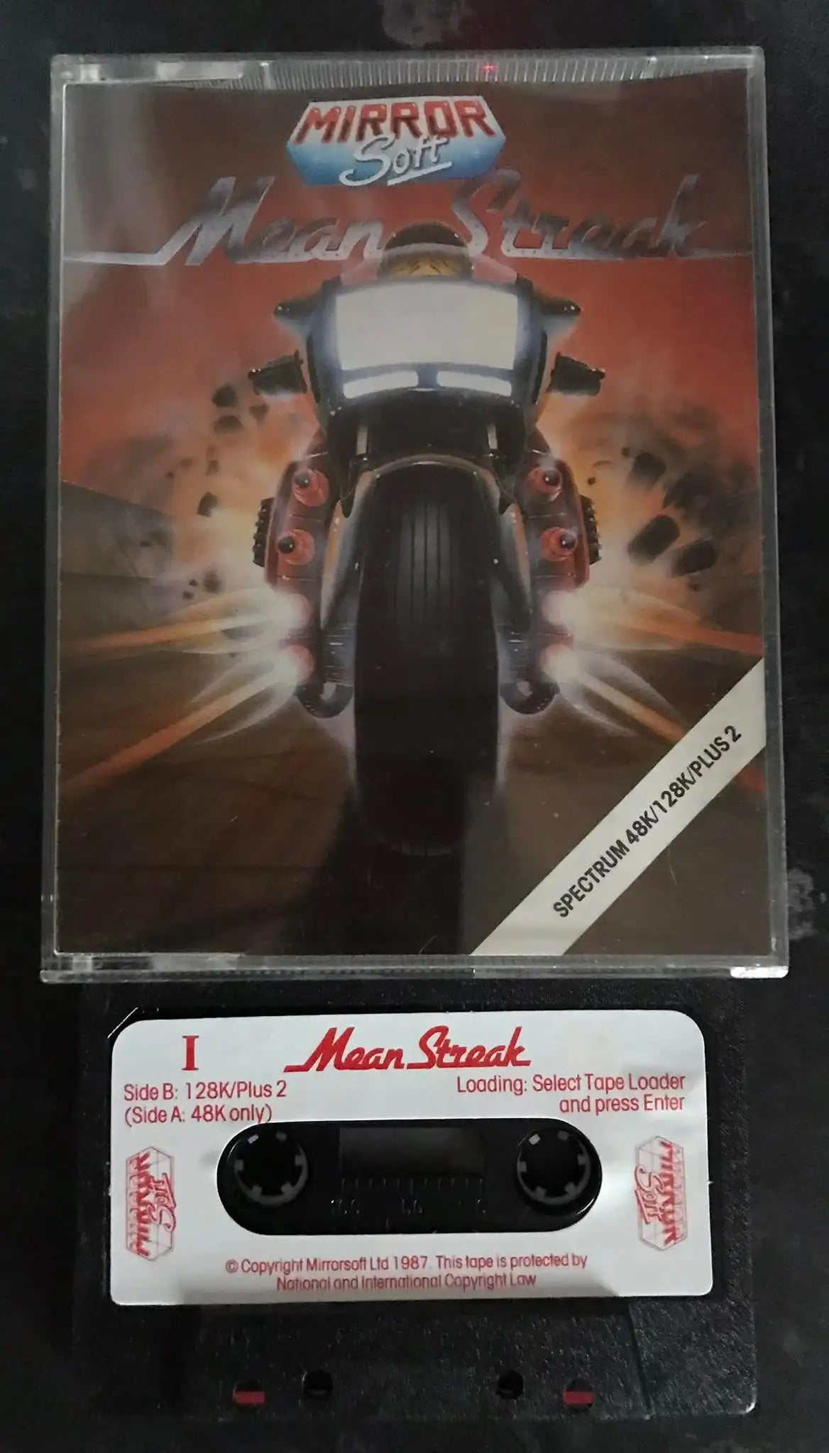Mean Streak by Mirrorsoft (RARE), ZX Spectrum Game, Working Magretro