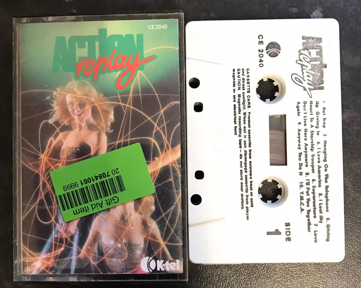 Action Replay Album Ktel 1978, CE 2040, Vintage Cassette Magretro