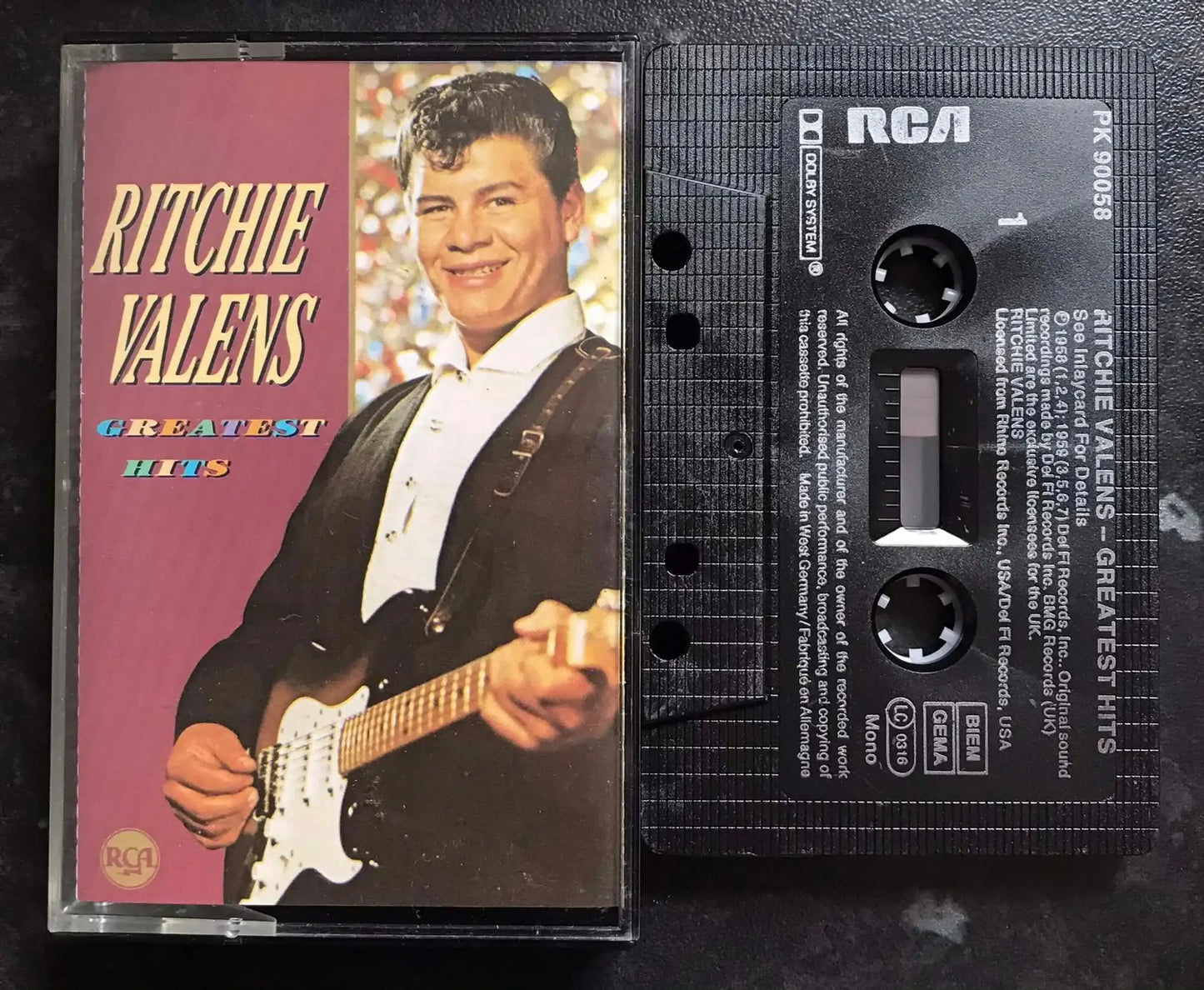 Ritchie Valens Greatest Hits, RCA – PK 90058, Vintage Cassette Magretro