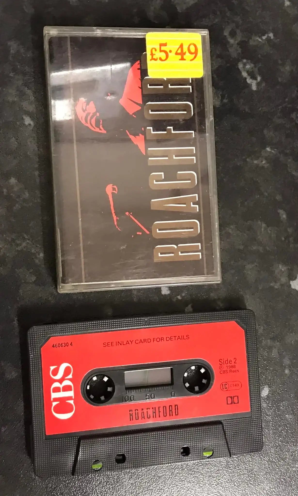 Roachford Album, Self Titled, CBS, 460630 4, Vintage Cassette Magretro