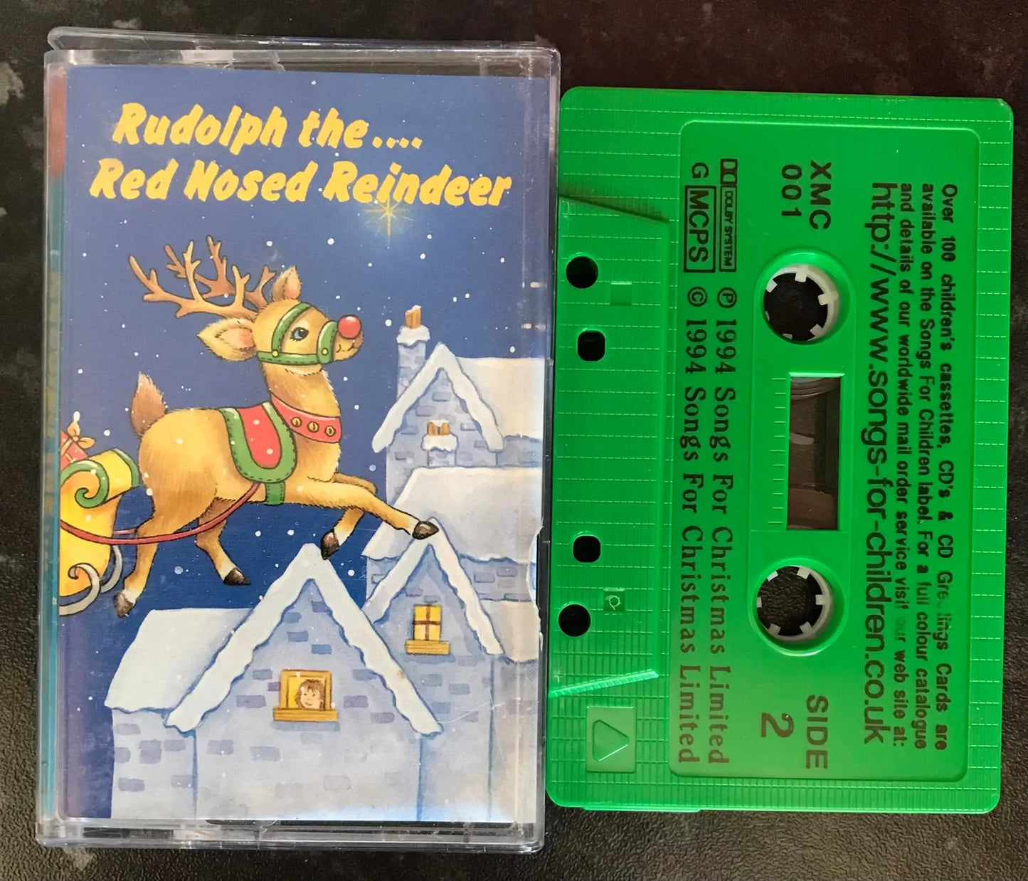 Rudolph the Red Nosed Reindeer, Songs For Children, XMC 001, Vintage Cassette Magretro