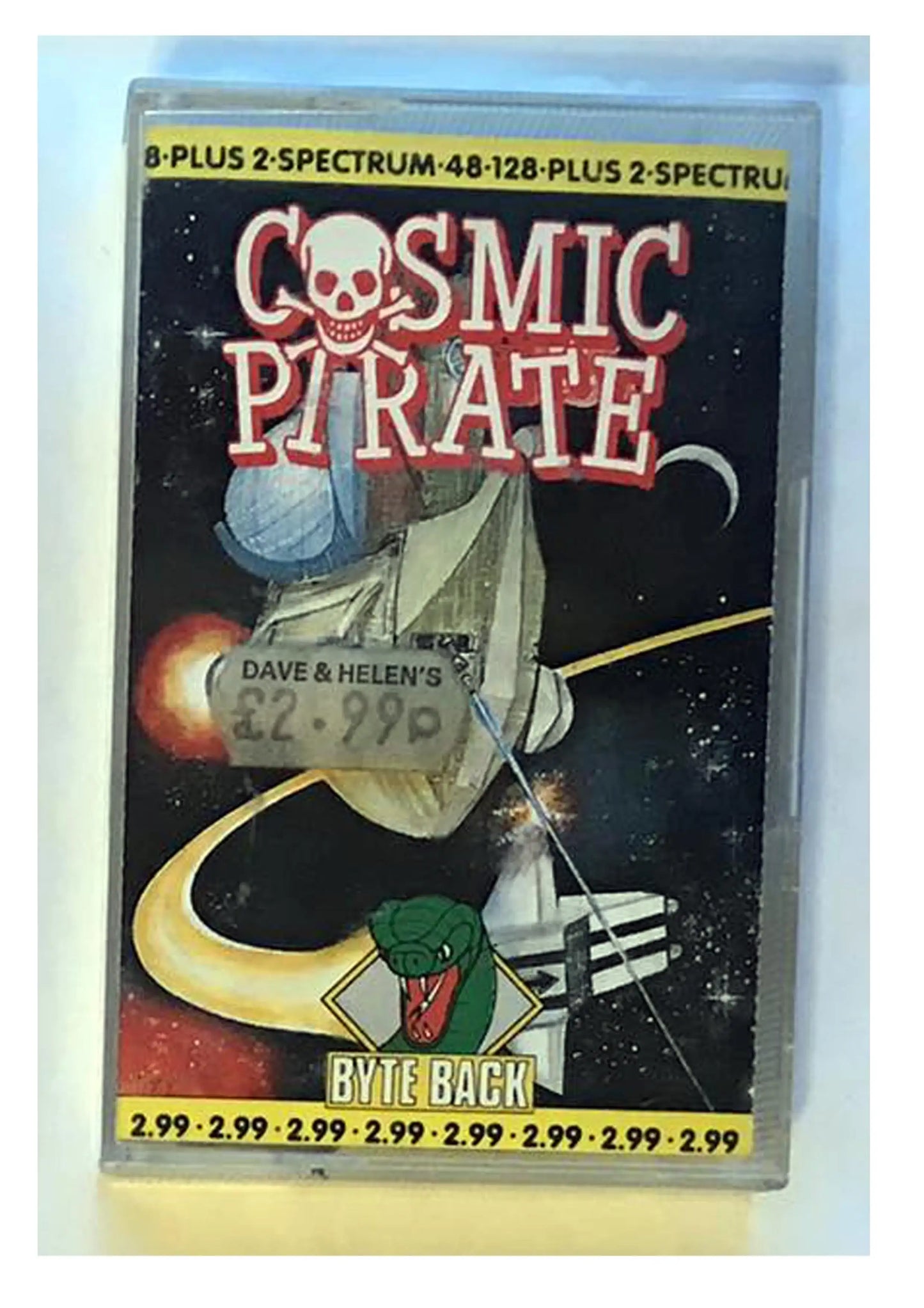 Cosmic Pirate, ZX Spectrum RARE release by Byte back, Working Magretro