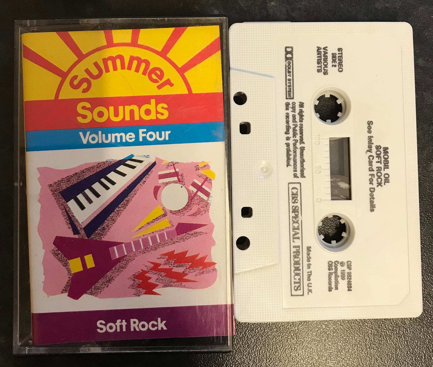 Summer Sounds, Volume Four, Soft Rock, CSP 9824034, Vintage Cassette Magretro