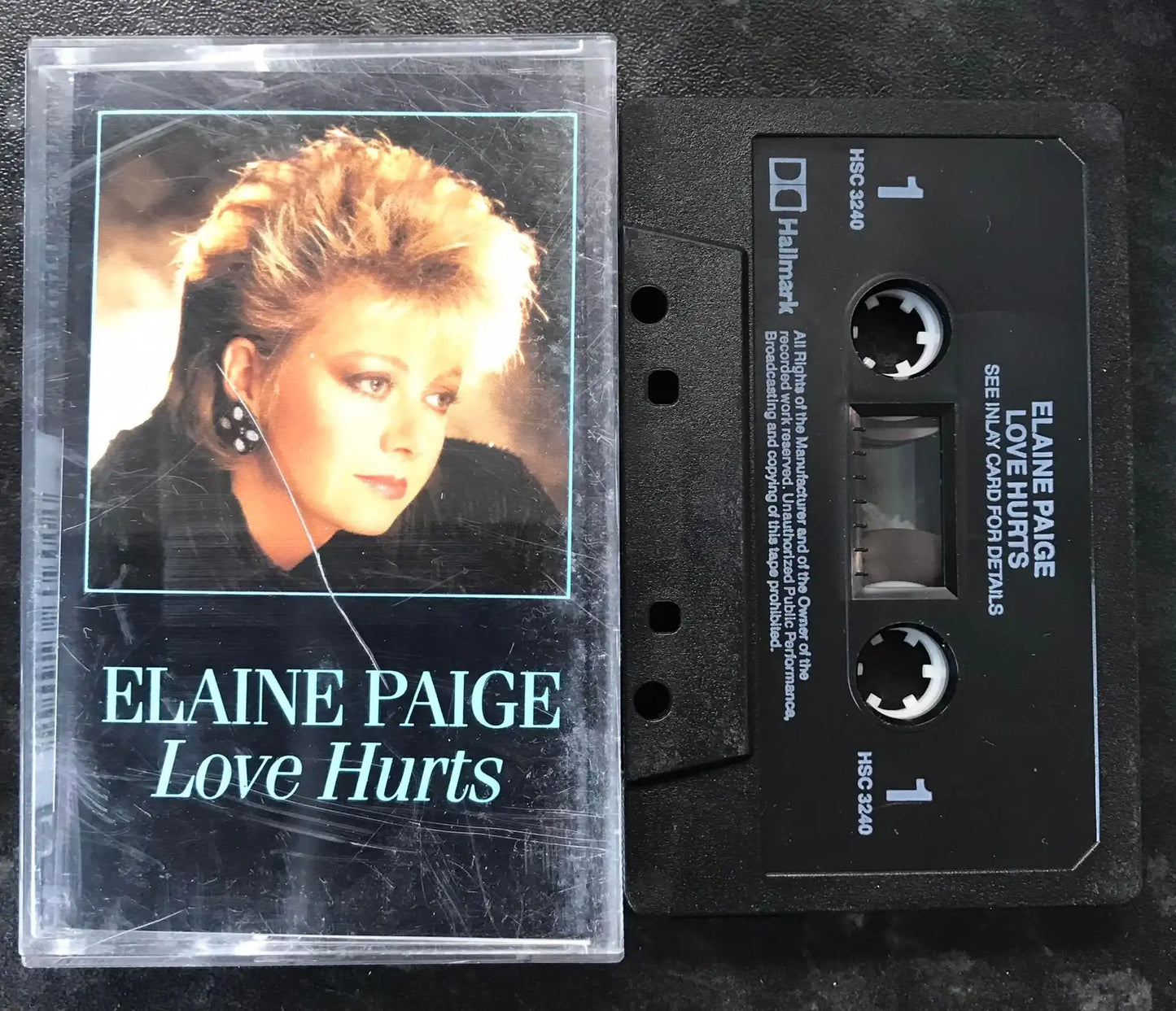 Elaine Paige, Love Hurts Album, Hallmark Records, HSC 3240, WEA WX28C Magretro