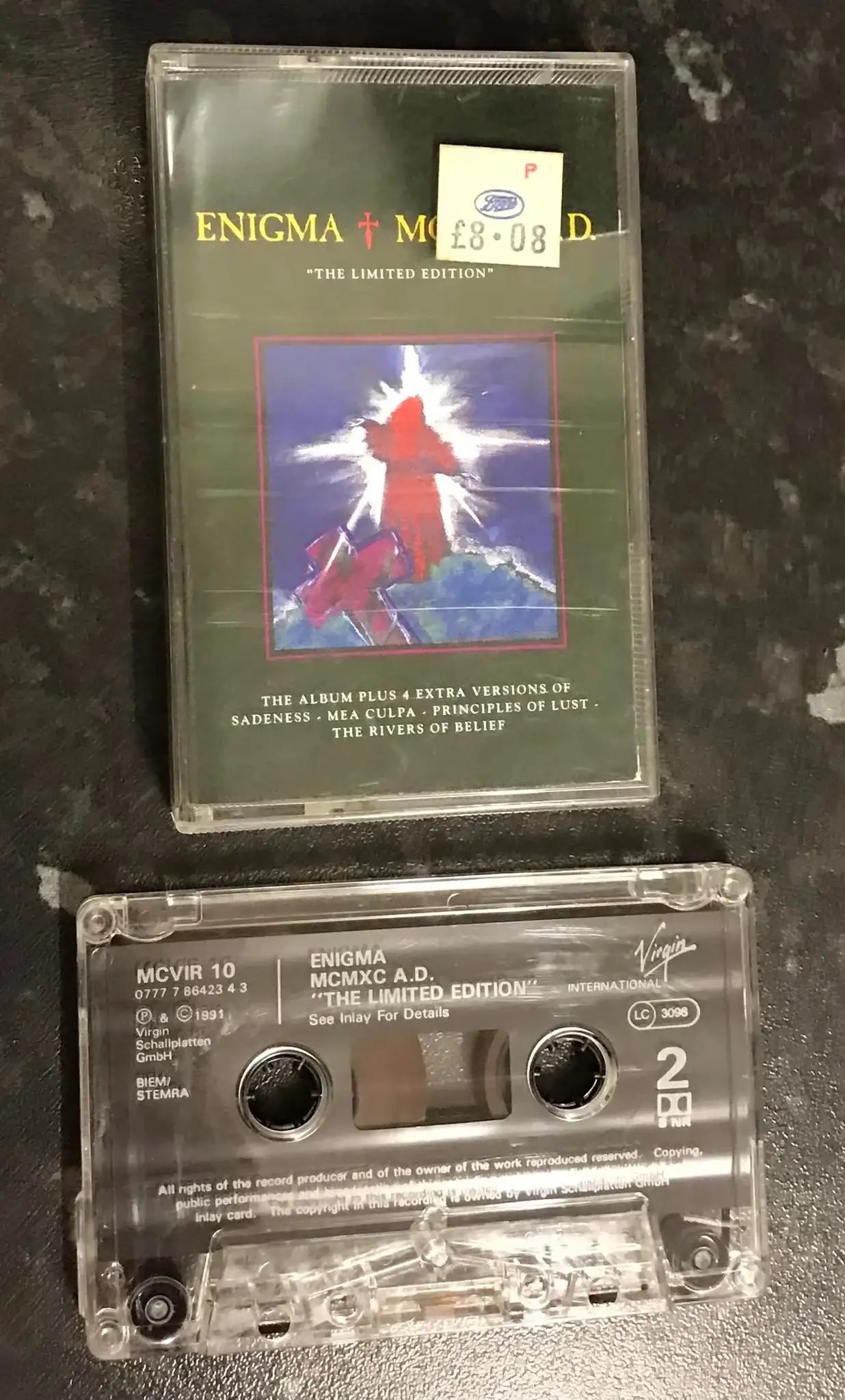 Enigma, Album Title, MCMXC a.D. The Limited Edition, 0777 7 86423 4 Magretro