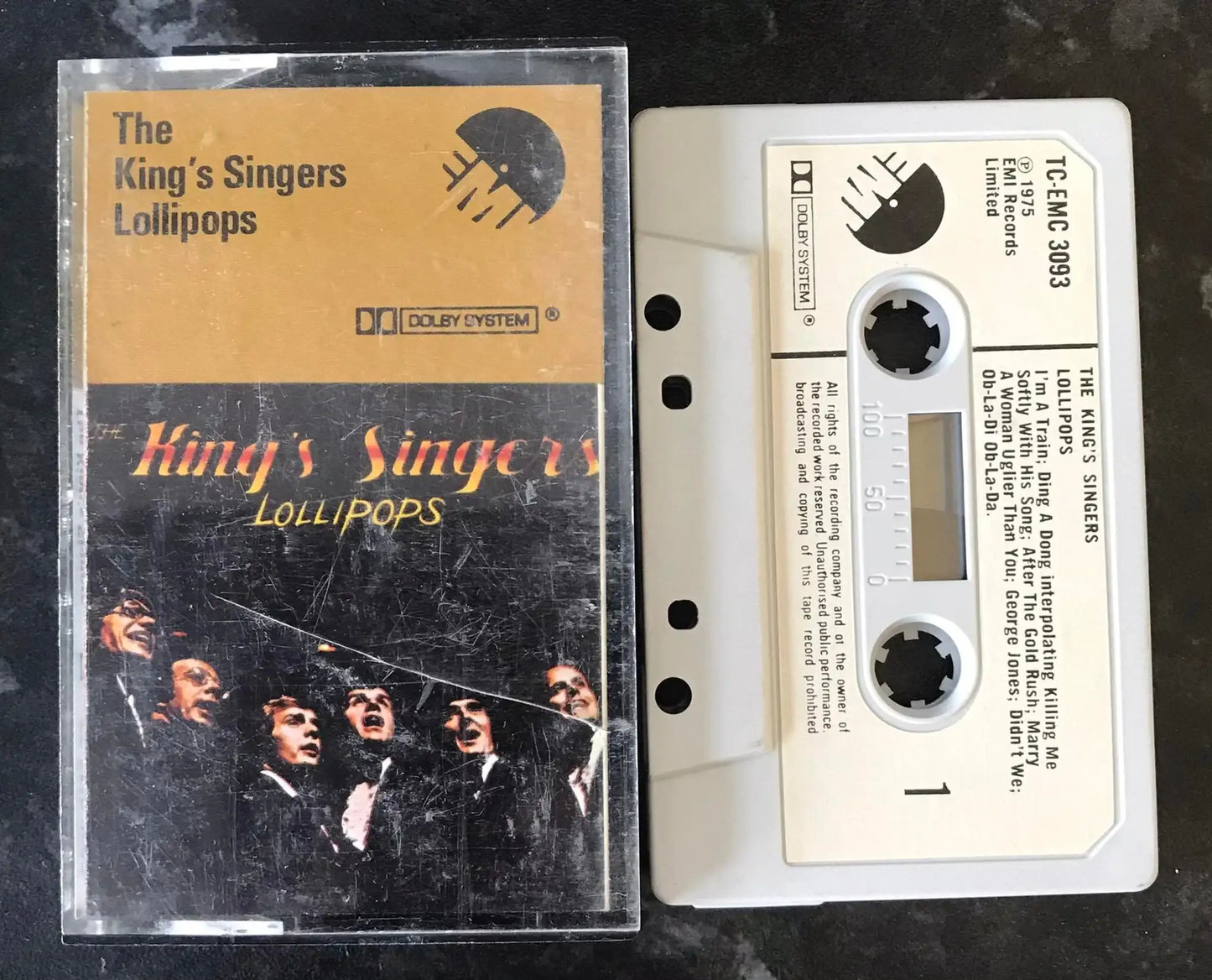 The King's Singers, Lollipops Album, tc-emc 3093, EMI, Vintage Cassette Magretro