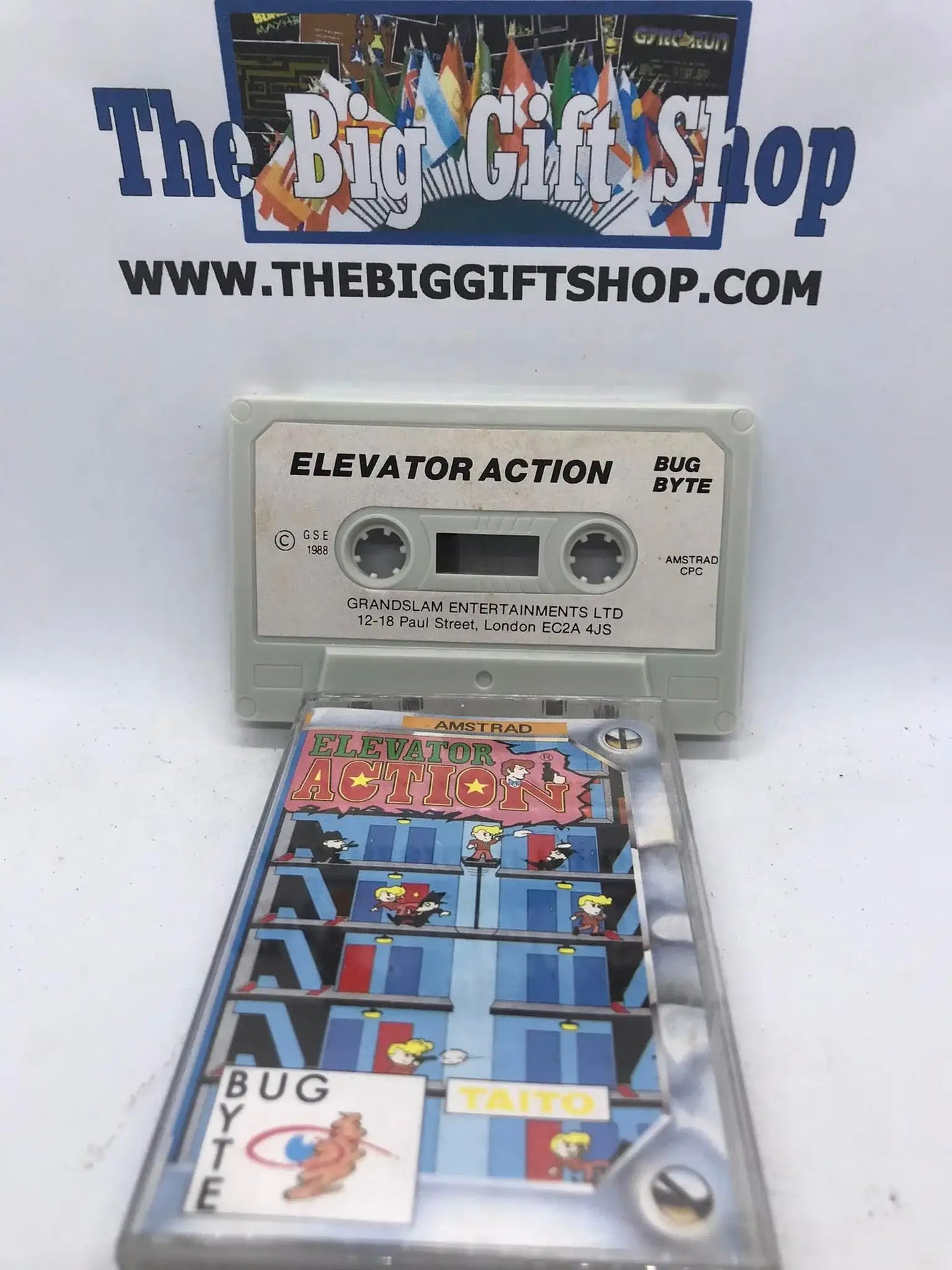 Elevator Action, CPC 464 / 664 Released by Bug byte Magretro