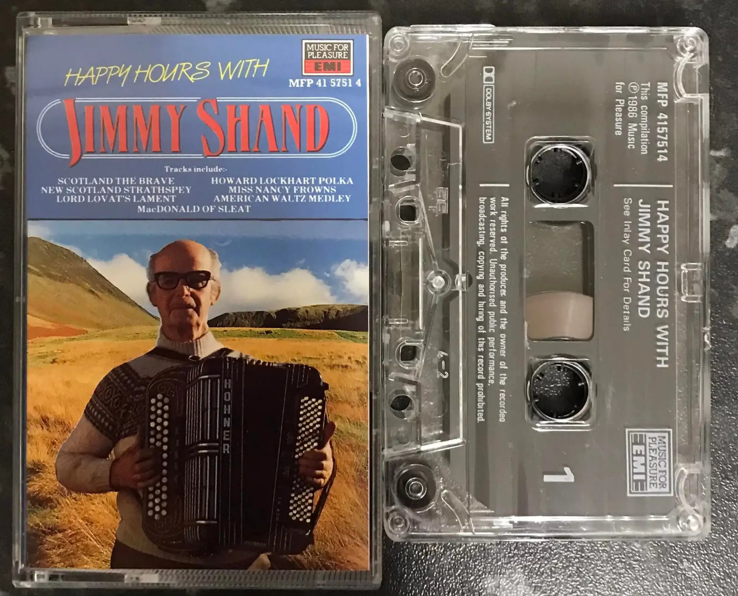 Happy Hours with Jimmy Shand, Music For Pleasure, MFP 41 5751 4 Magretro
