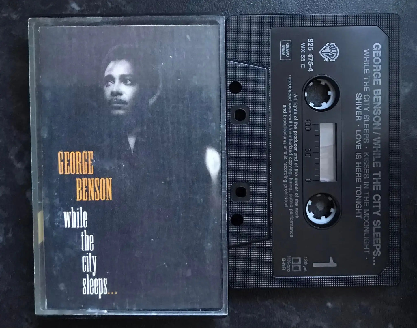 George Benson, While The City Sleeps Album, WB, 925 475-4, Vintage Cassette Magretro