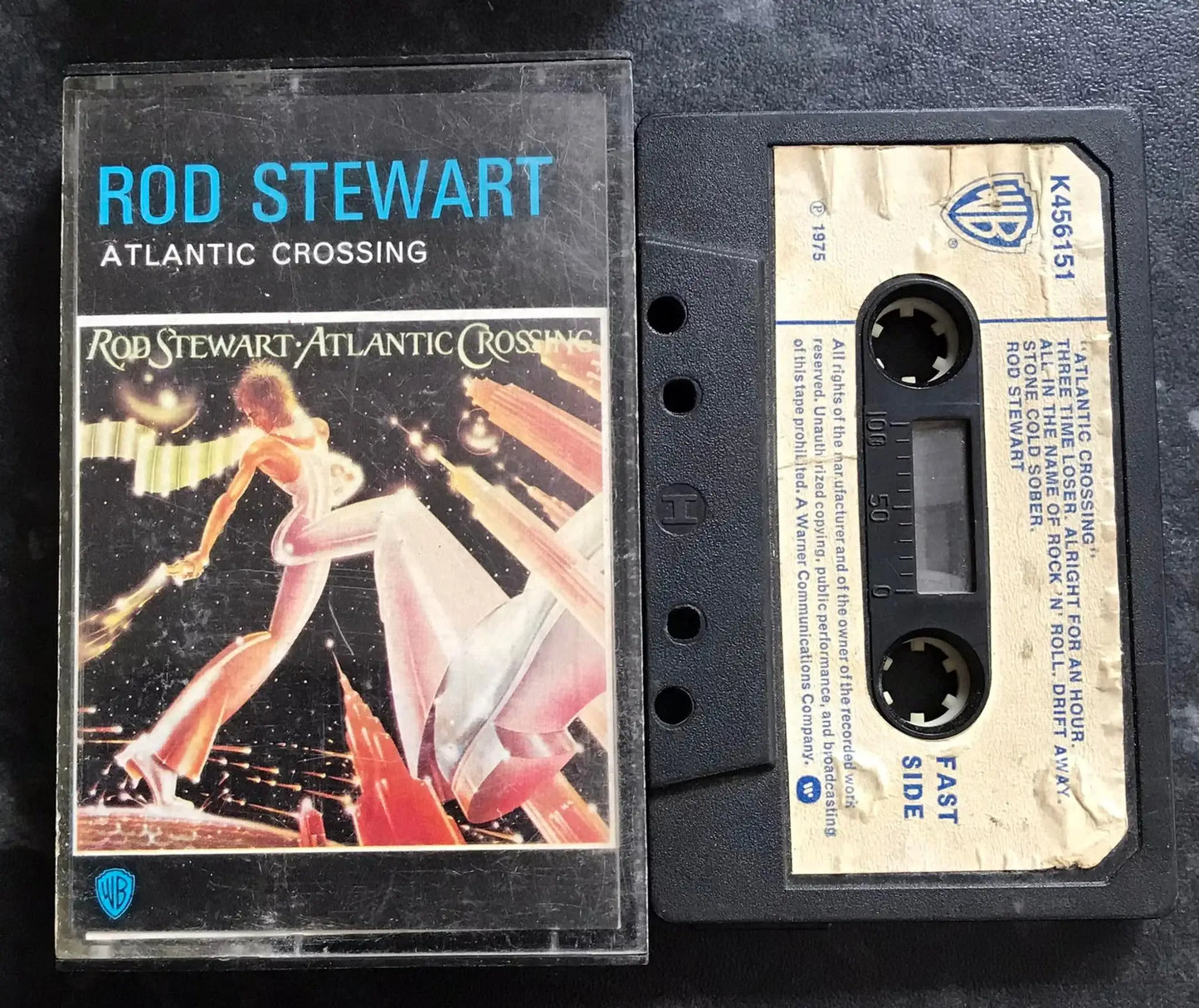 Rod Stewart, Atlantic Crossing Album, Warner Bros. Records, K456151 Magretro