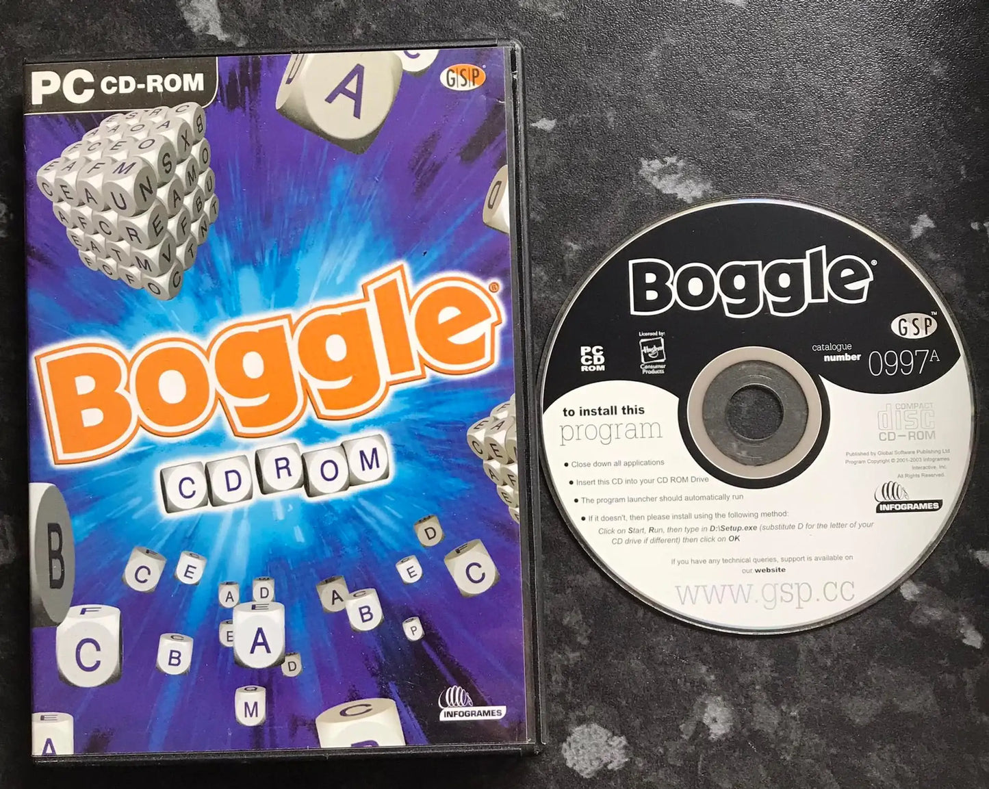 Boggle, UK, Pal, PC Game Magretro