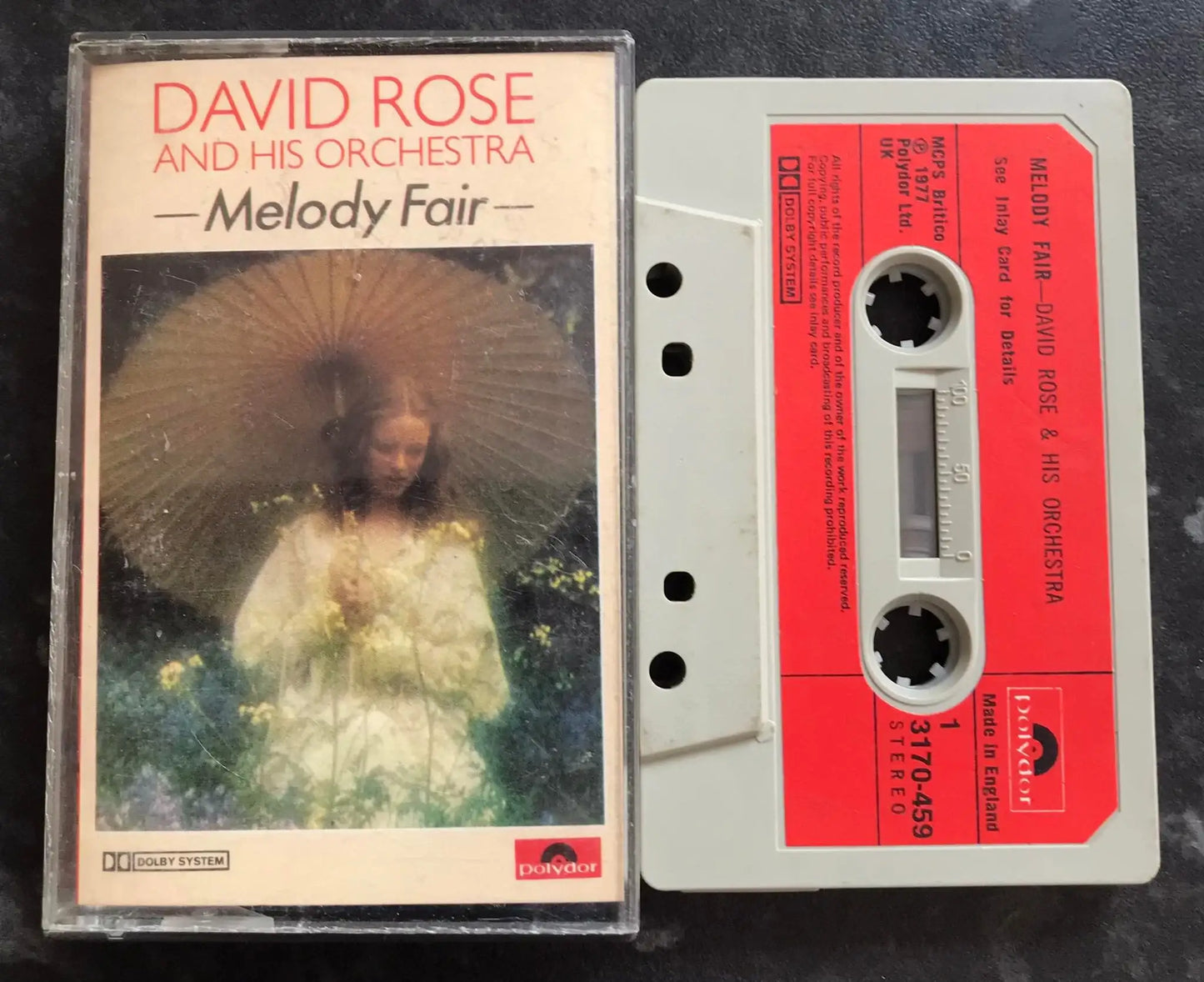 Melody Fair Album, David Rose & His Orchestra, 3170-459,Polydor,Vintage Cassette Magretro