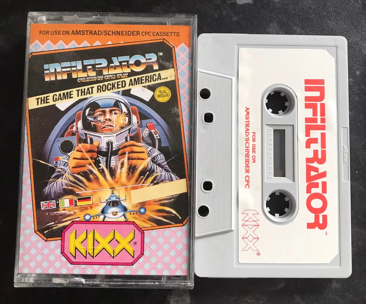 Infiltrator, Kixx, Amstrad 464 Game Magretro