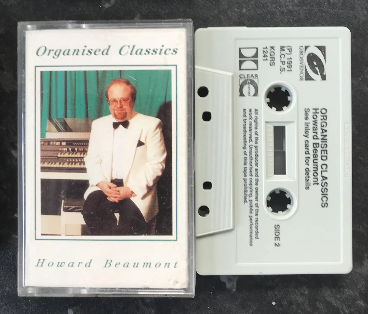Organised classics with Howard Beaumont, KGRS 1242, GROSVENOR, Vintage Cassette Magretro