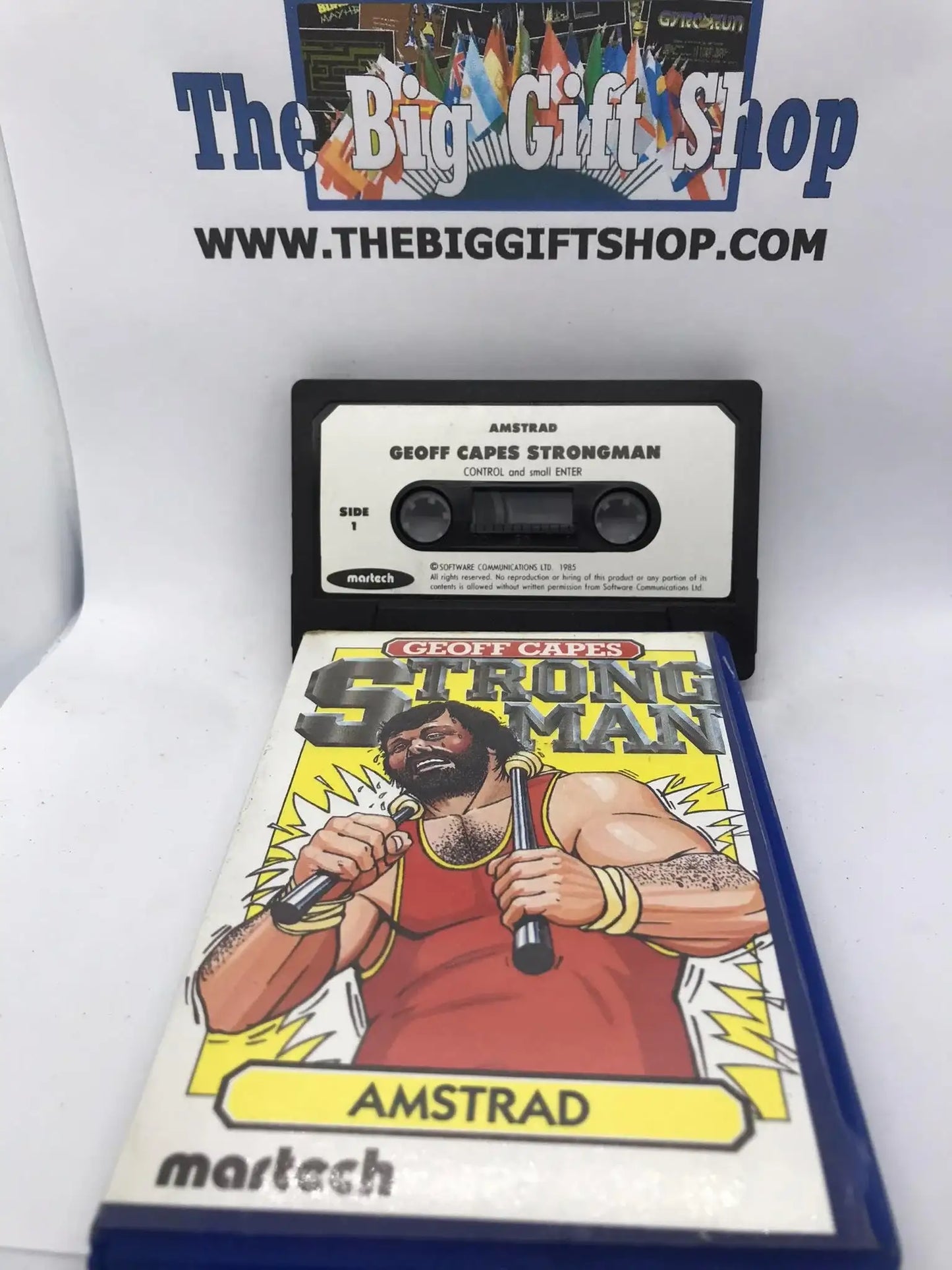 Geoff Capes Strongman, CPC 464 / 664 Released by Martech Games Ltd Magretro