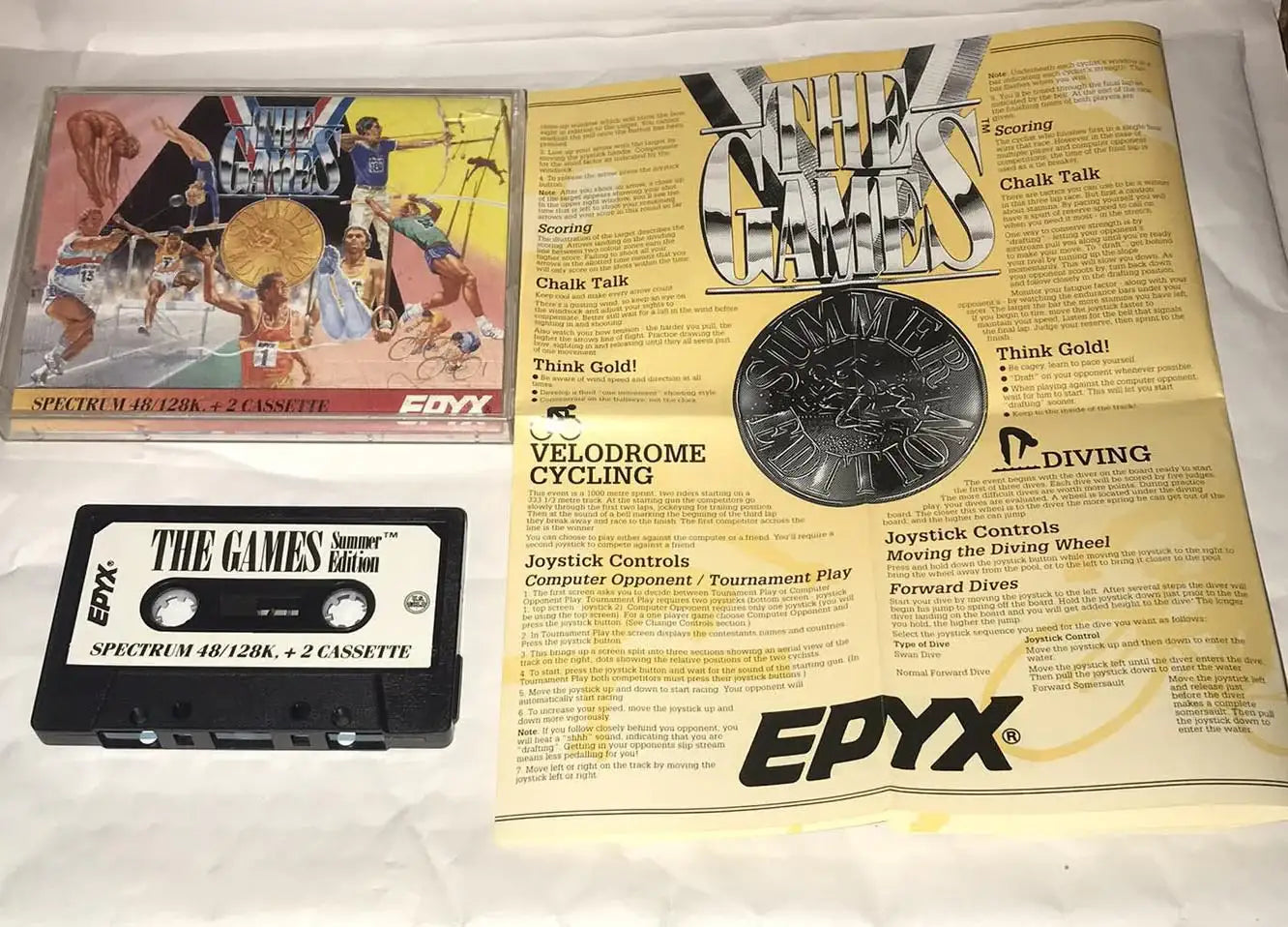 The Games Summer Edition, ZX Spectrum by Epyx, Working Magretro
