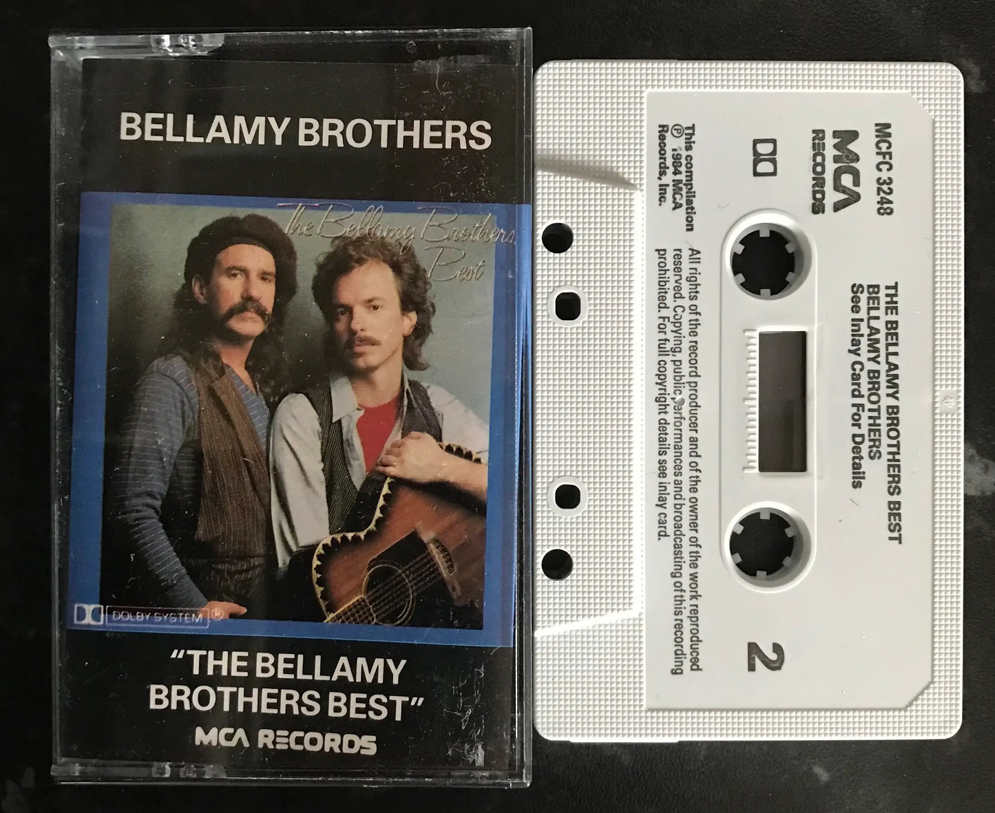 The Bellamy Brothers Best Album, MCA, MCFC 3248, Vintage Cassette Magretro