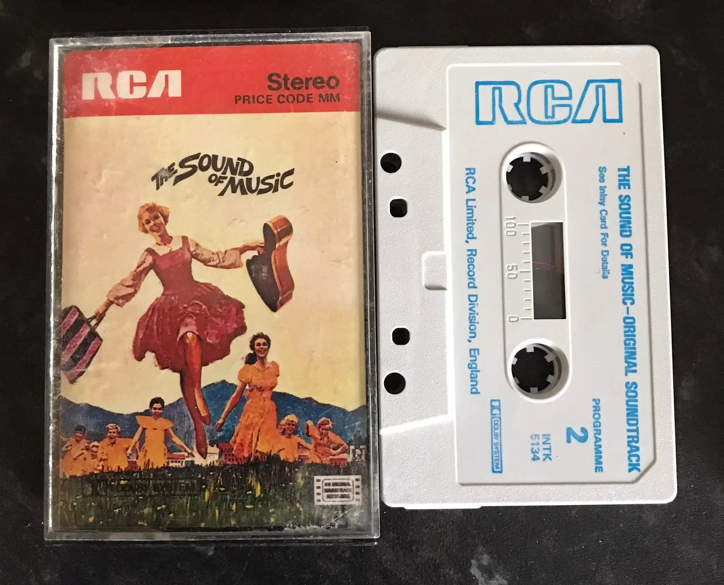 The Sound Of Music Original Soundtrack, RCA, INTK 5134, Vintage Cassette Magretro