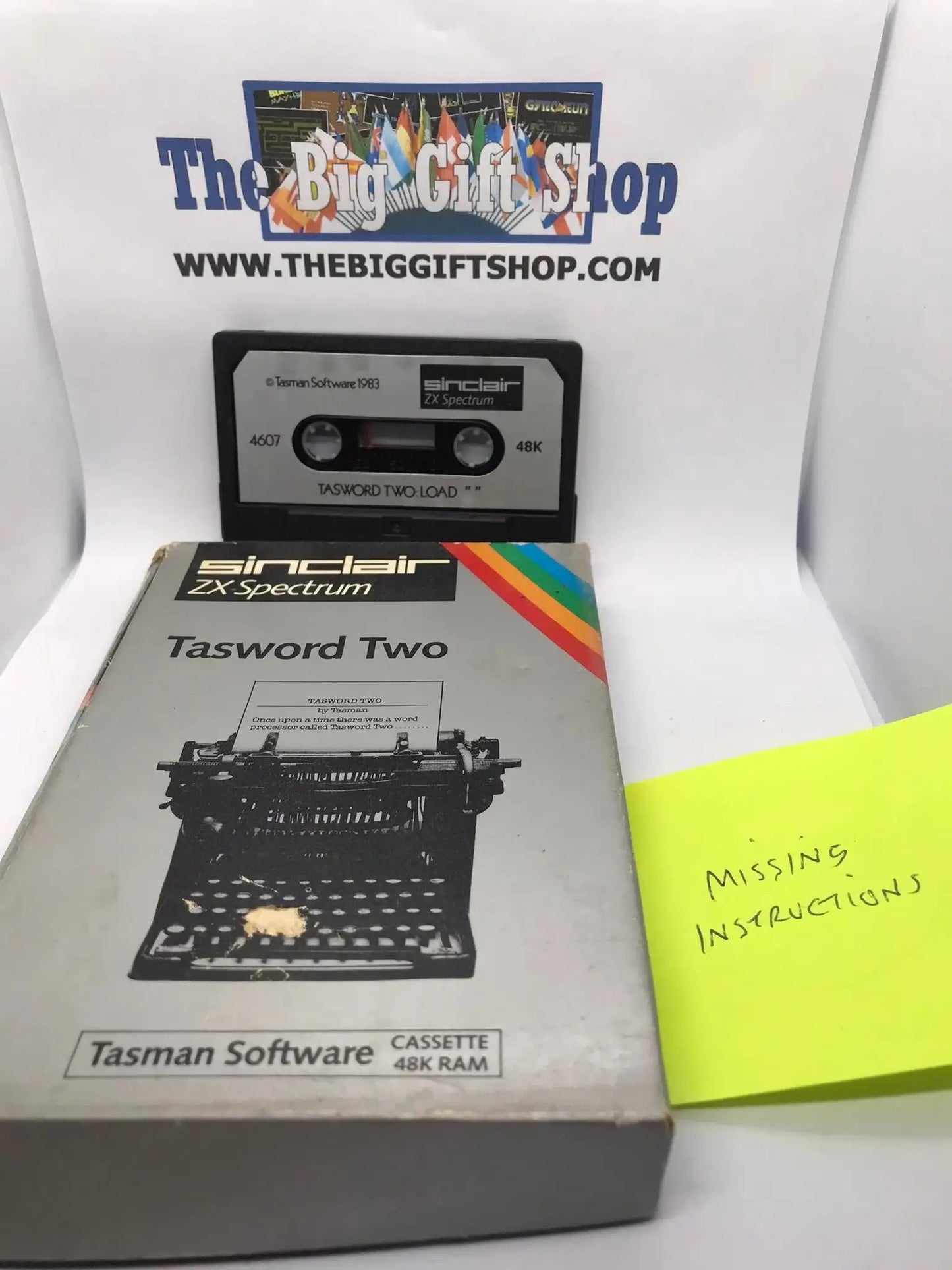 Tasword 2 (Sinclair) missing instruction (Tested), ZX Spectrum, Magretro