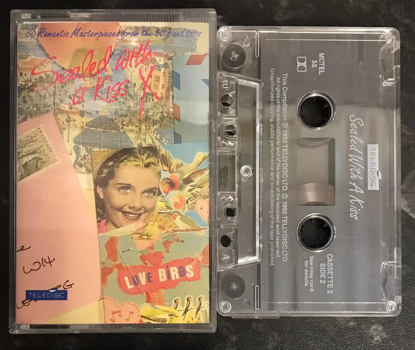 Sealed With A KIss Album, Cassette 2, MCTEL 55, Teledisc, Vintage Cassette Magretro
