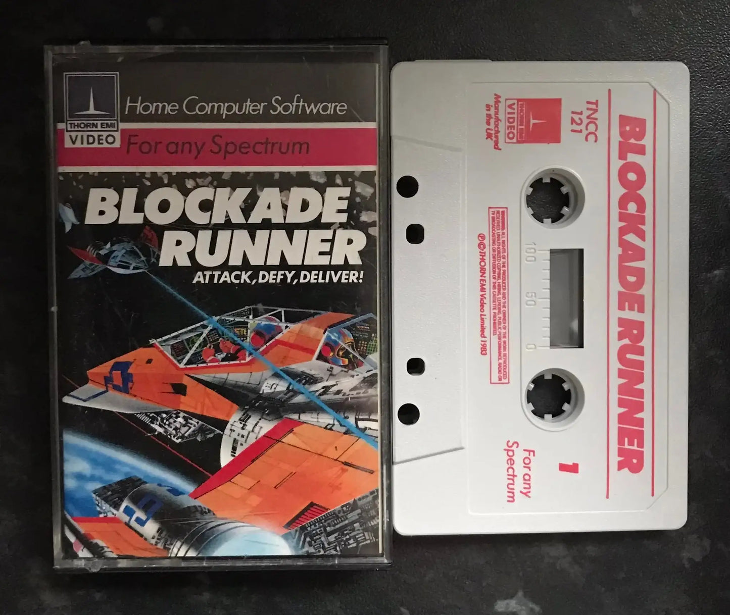 Blockade Runner by Thorn EMI Video, ZX Spectrum Game Magretro